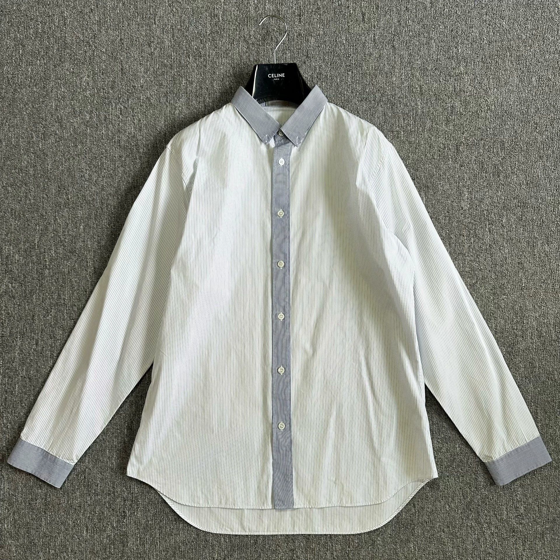 Dior dior long sleeve striped shirt jacket Size US M / EU 48-50 / 2 - 1 Thumbnail