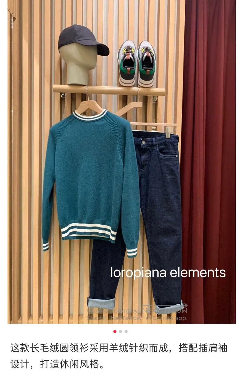 Loro Piana Loro Piana Cashmere Sweatshirt Round Neck Knit Top Size US M / EU 48-50 / 2 - 9 Thumbnail