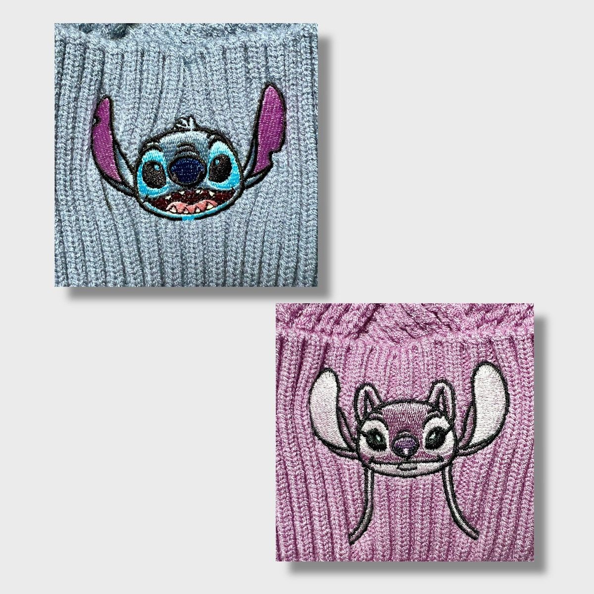 Disney Disney Stitch Girls Soft Beanies Faux Fur Pom 2 pack Size ONE SIZE - 10 Thumbnail