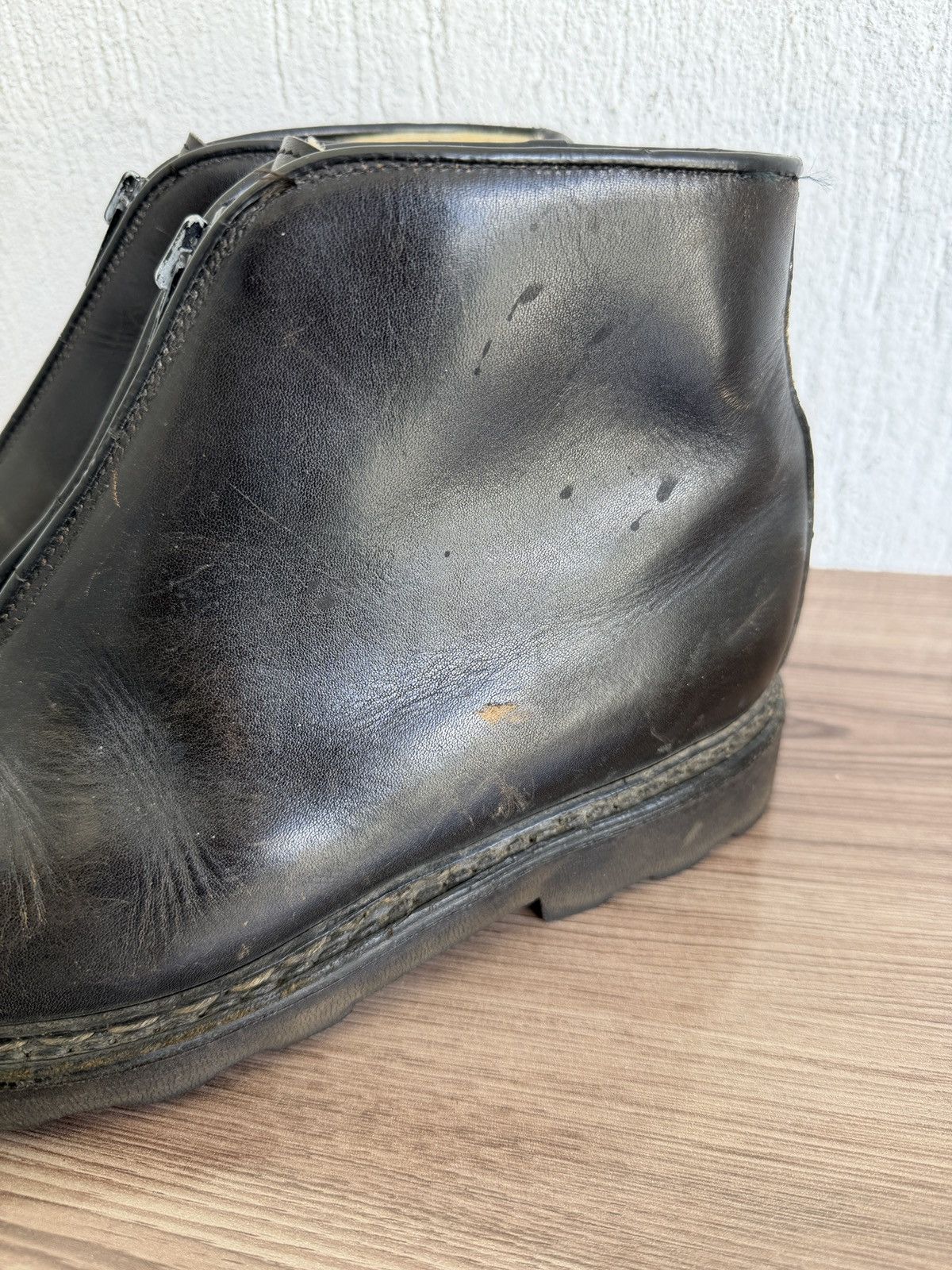 Paraboot Michael marche Vtg front zip boots Size US 9.5 / EU 42-43 - 7 Thumbnail