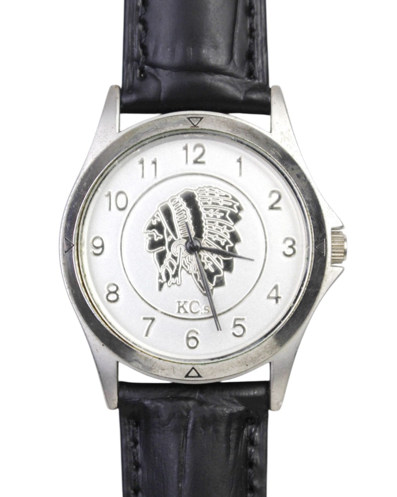 Vintage 2000S KCS NATIVE CHIEF DIAL LEATHER STRAP WATCH Size ONE SIZE - 1 Thumbnail