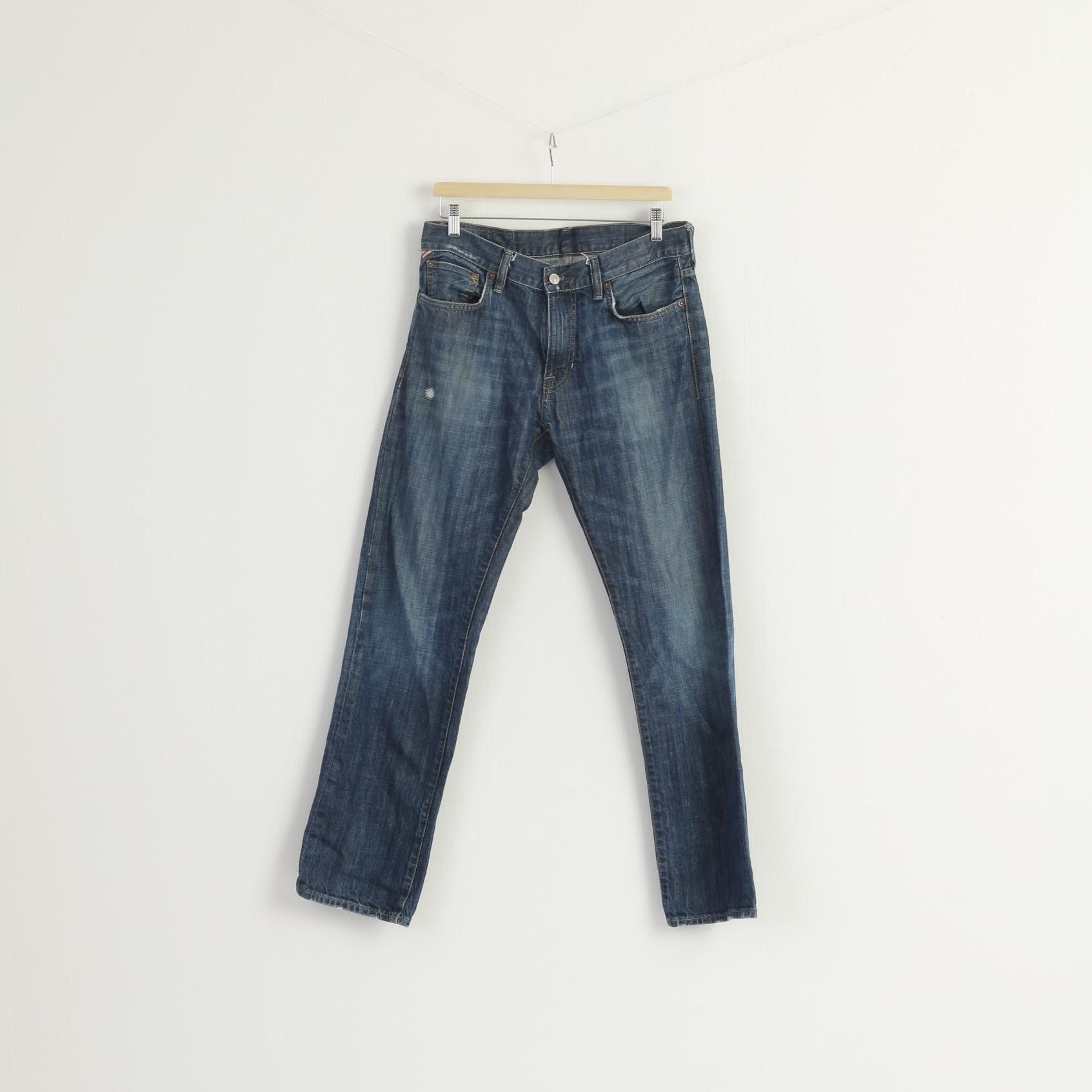 Denim & Supply Ralph Lauren Denim & Supply Ralph Lauren Men 31 Trousers Navy 9647 Size US 31 - 2 Thumbnail