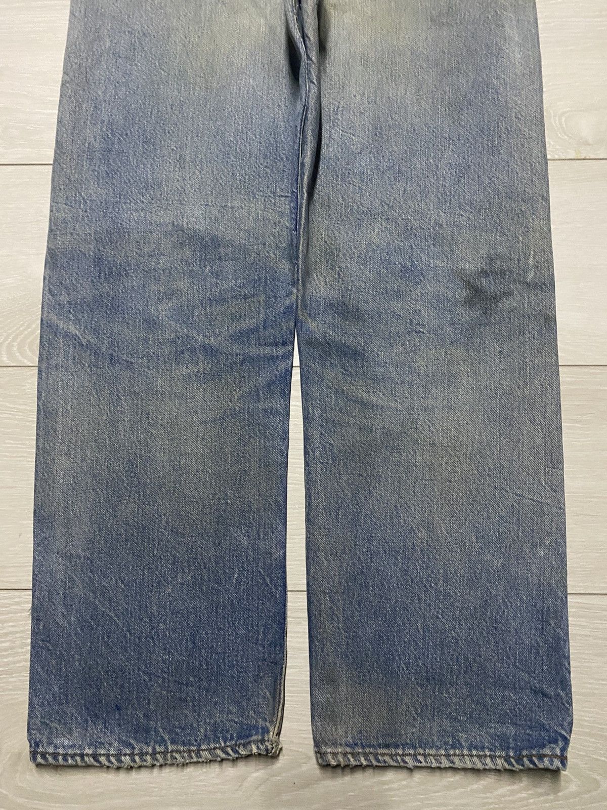 Levi's W32 Vintage Levis 501 60s Selvedge Rindem No6 ButtonFly Jean Size US 32 / EU 48 - 16 Thumbnail