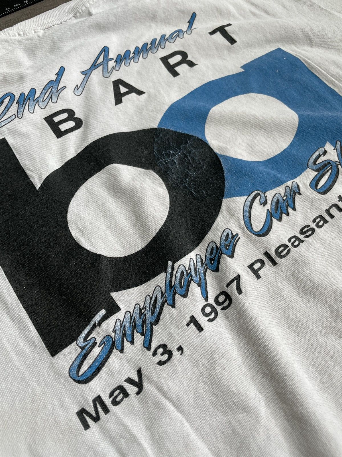 Jerzees × Vintage Vintage Bay Area “2nd Employee Car Show” T-shirt (Sz. XL) Size US XL / EU 56 / 4 - 7 Thumbnail