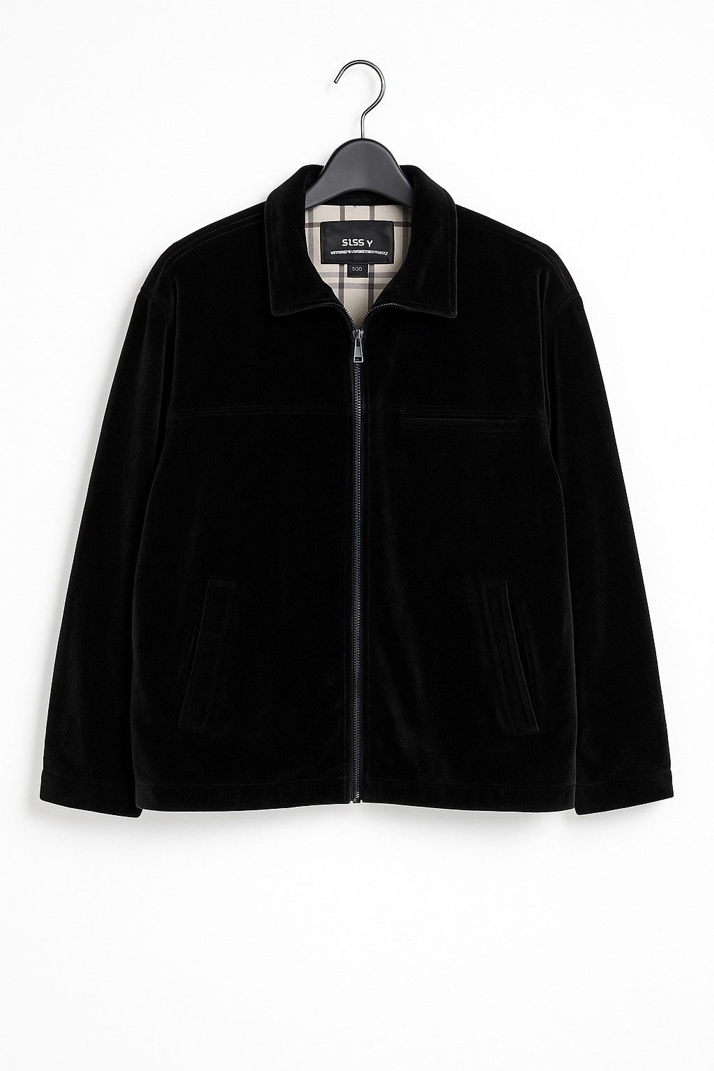 Kansai Yamamoto Vintage SISSY by Kansai Yamamoto Black Velvet Zip Jacket Size US L / EU 52-54 / 3 - 1 Thumbnail