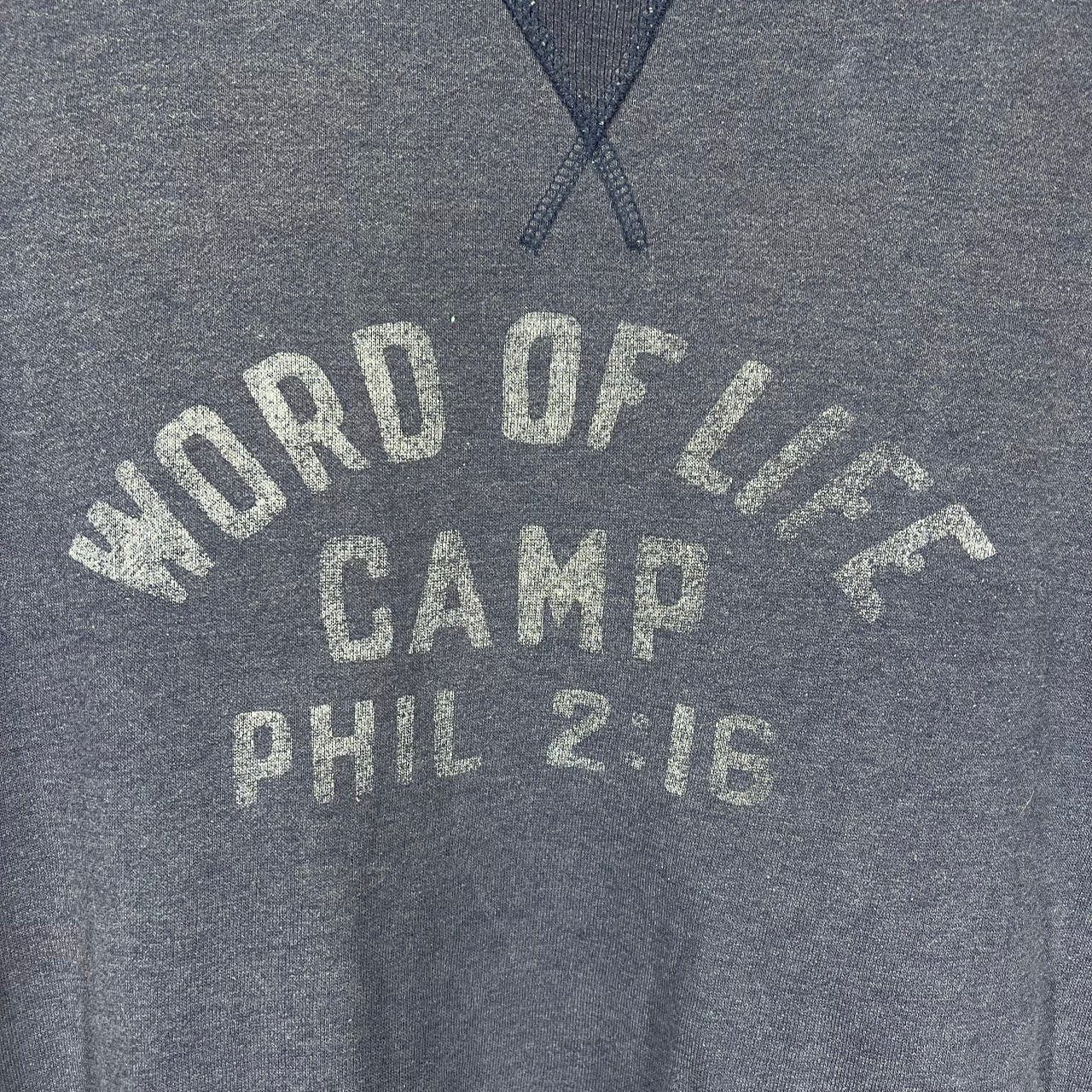 Vintage Vintage PHIL 2:16 Faded Navy Blue Sweatshirt #1994/13 Size US M / EU 48-50 / 2 - 3 Thumbnail