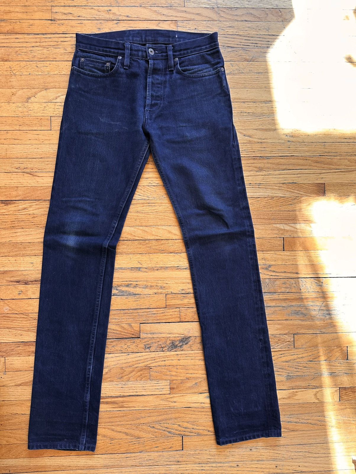 3sixteen 3sixteen st-120x indigo over black 15 oz Size US 30 / EU 46 - 1 Thumbnail