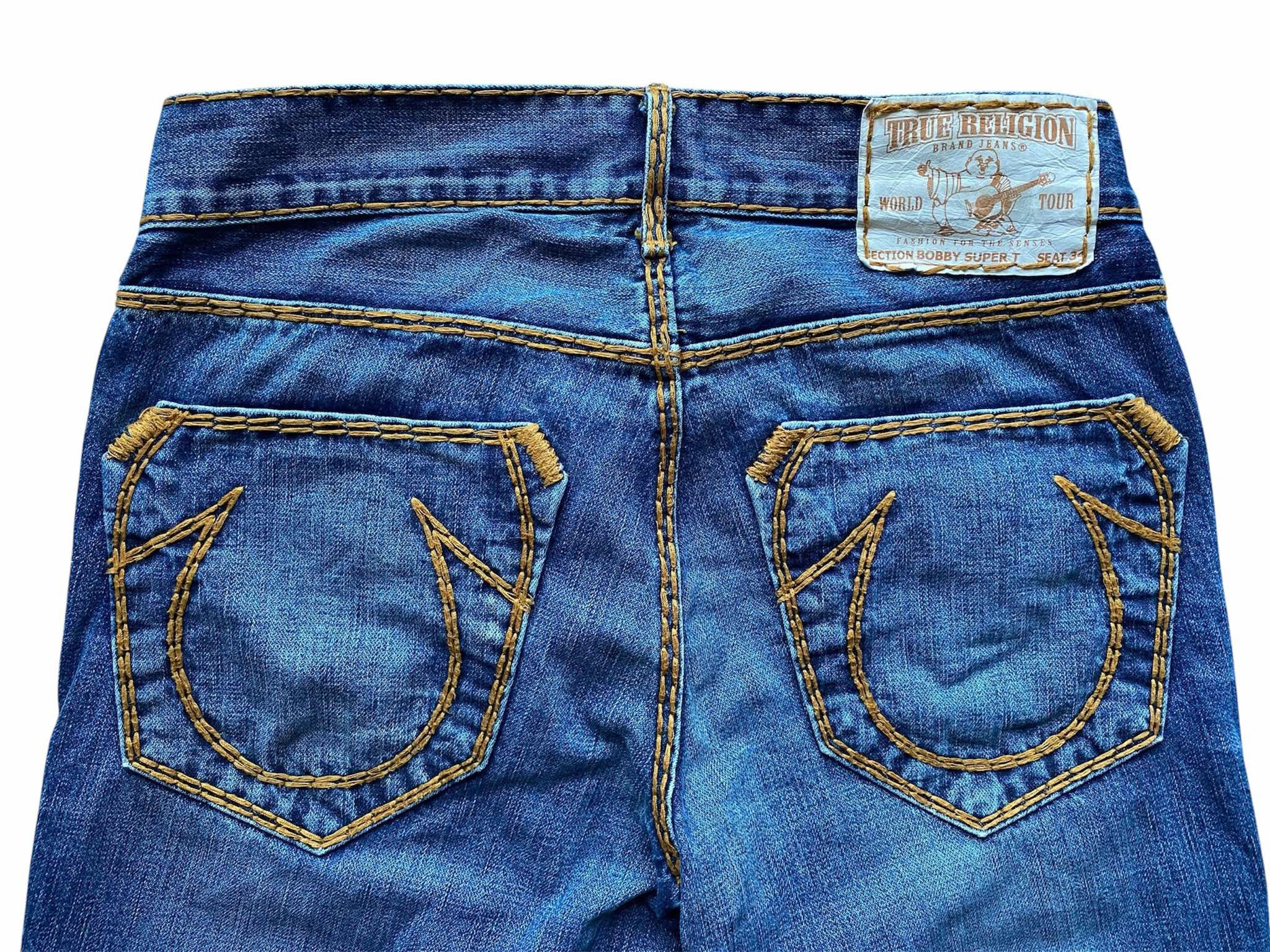 True Religion True Religion Denim Bobby Super T Orange Stitch Size US 29 - 3 Thumbnail