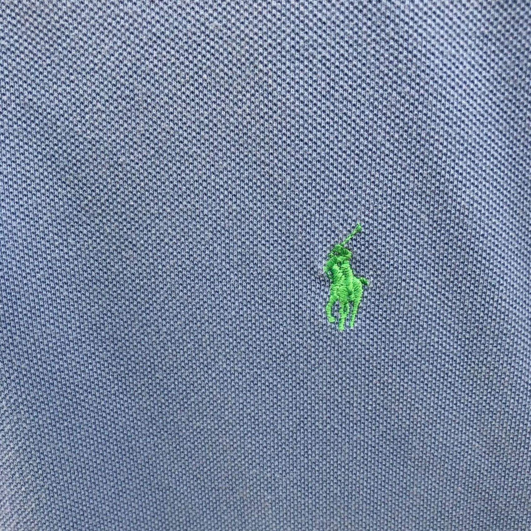 Polo Ralph Lauren VTG Polo Ralph Lauren Polo Shirt Mens L Light Blue Short Sleeve Pony Logo Cotton Polo Size US L / EU 52-54 / 3 - 7 Thumbnail