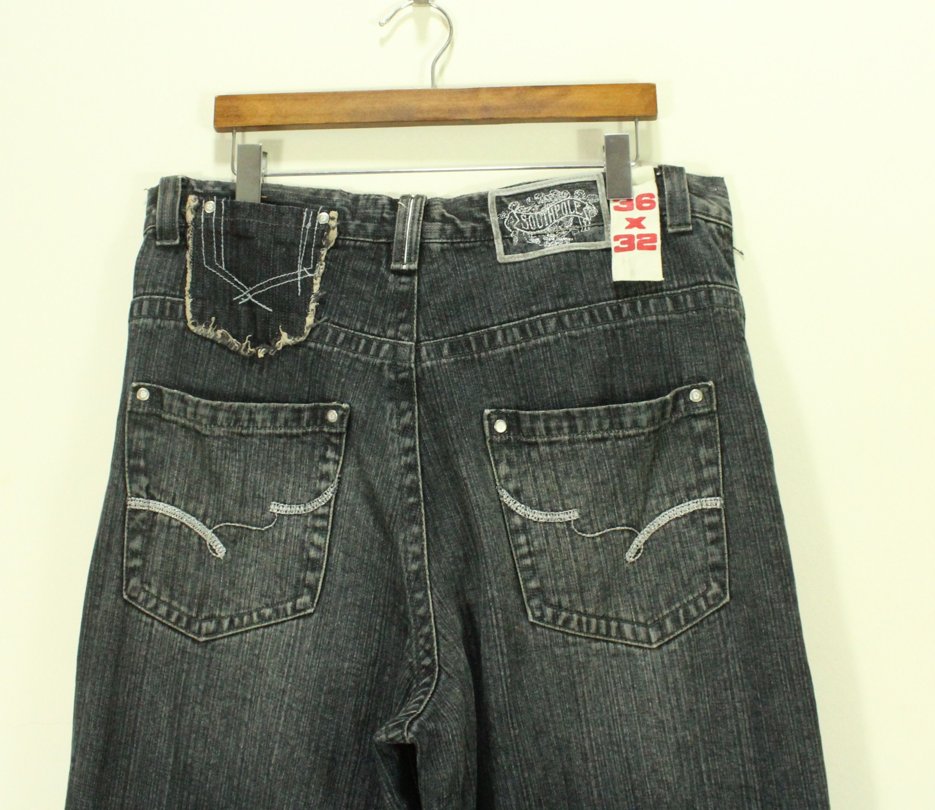 Southpole SOUTHPOLE Denim Patches Logo Baggy JNCO PNB STUSSY Size US 36 / EU 52 - 10 Thumbnail