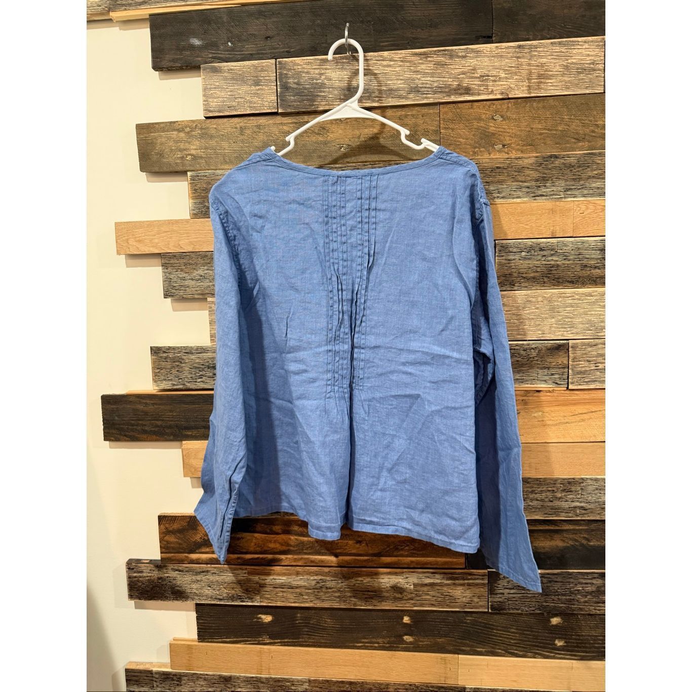FLAX Flax NWOT linen button front blouse top boho lagenlook size Size M / US 6-8 / IT 42-44 - 3 Thumbnail