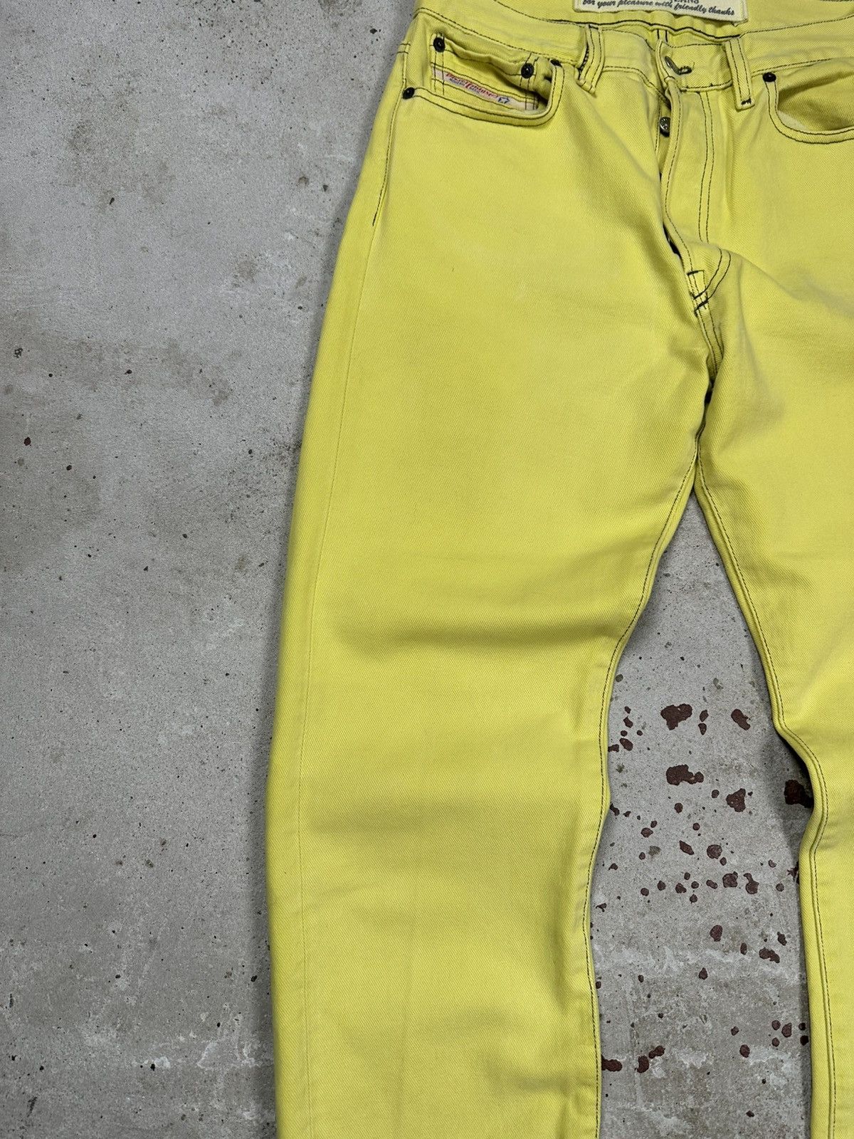Diesel × Vintage Vintage 2001 Diesel Fellow Yellow Denim Pants Jeans Y2K Size US 30 / EU 46 - 5 Thumbnail
