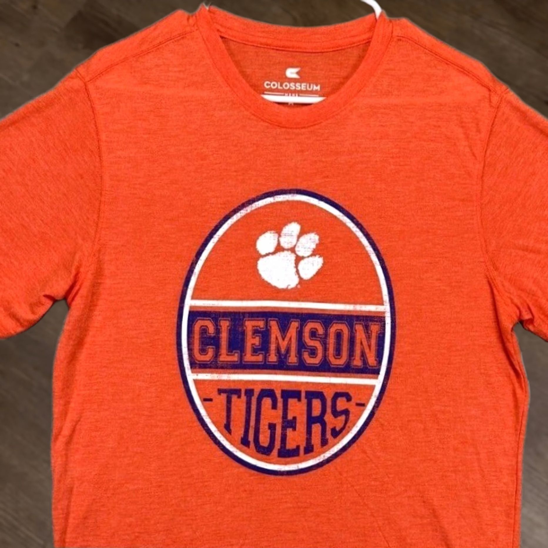 Vintage VINTAGE Clemson Tigers Colosseum T-Shirt Men Medium Orange Crewneck Tee Short Sleeve Size US M / EU 48-50 / 2 - 1 Thumbnail