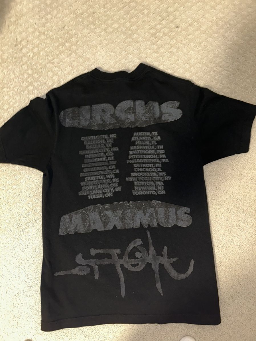 Travis Scott Travis Scott Circus Maximus tour II Tee Size US M / EU 48-50 / 2 - 2 Thumbnail