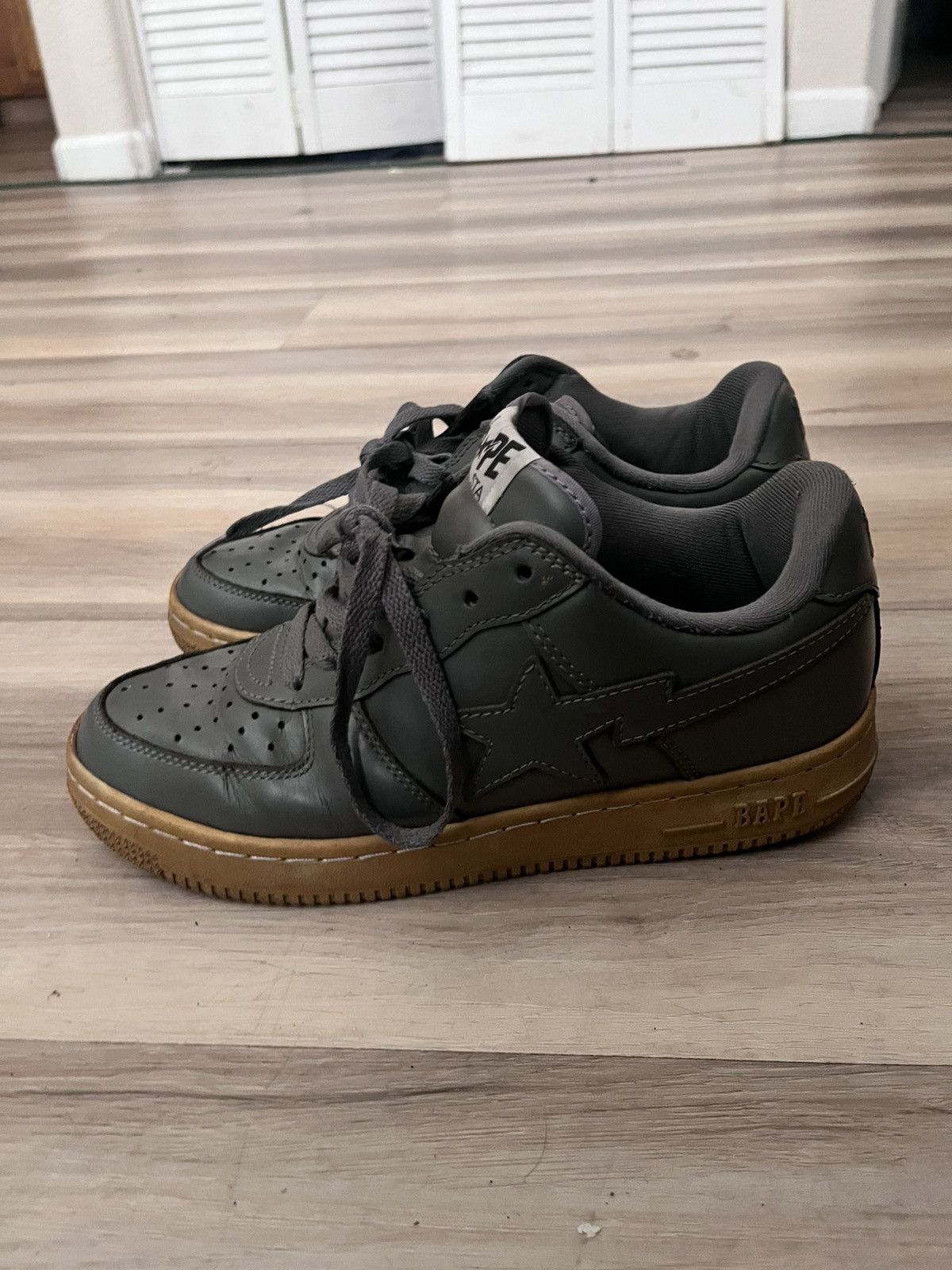 Bape 2013 Glass Leather bapestas Size US 8 / EU 41 - 3 Thumbnail