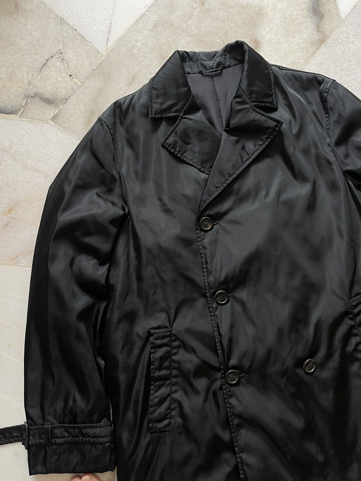 Prada Vintage Prada Nylon Long Coat 96 Size US L / EU 52-54 / 3 - 15 Thumbnail