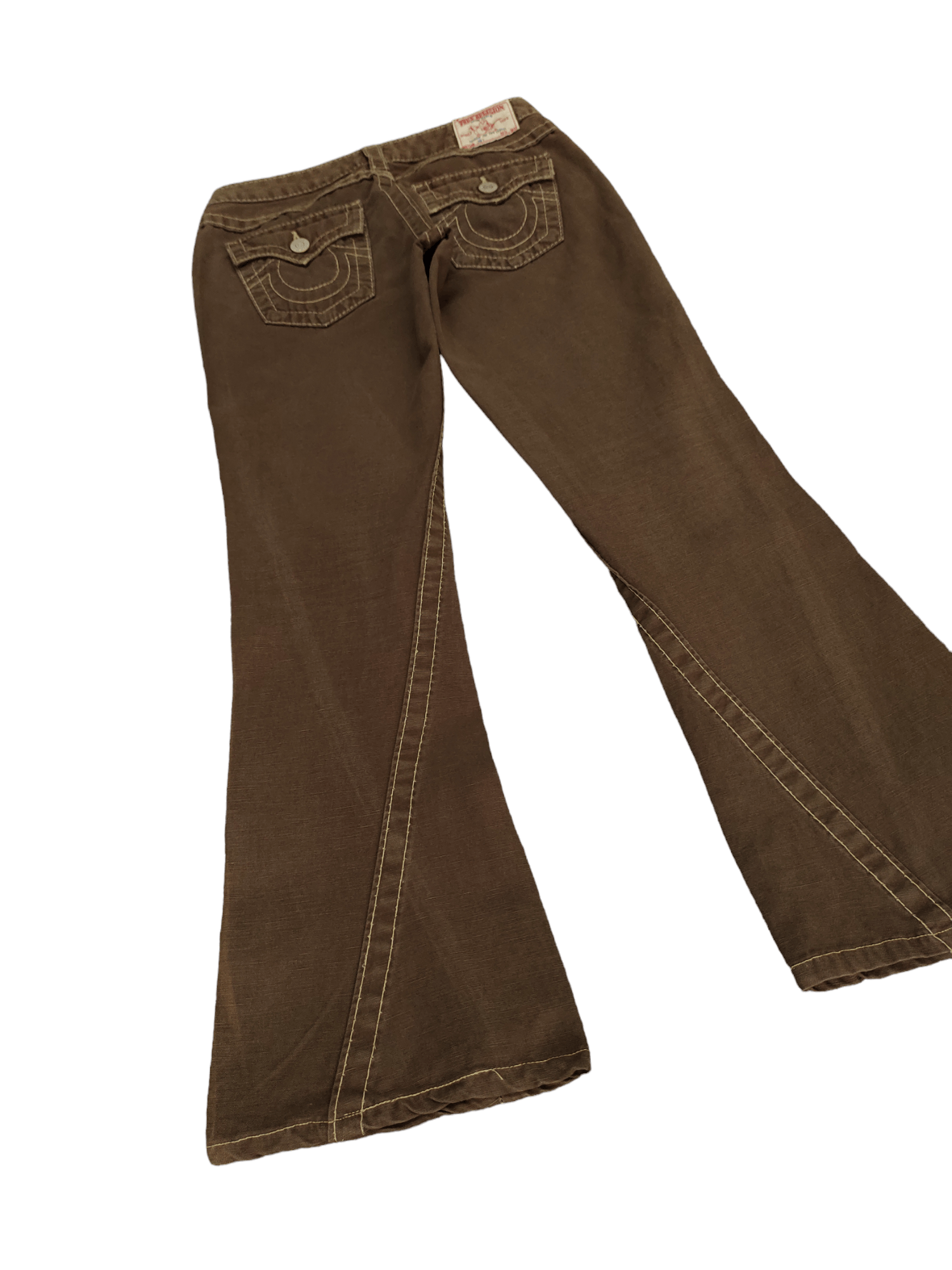 True Religion Flare Jeans True Religion Denim Bootcut Y2k Streetwear Size 26" / US 2 / IT 38 - 12 Thumbnail