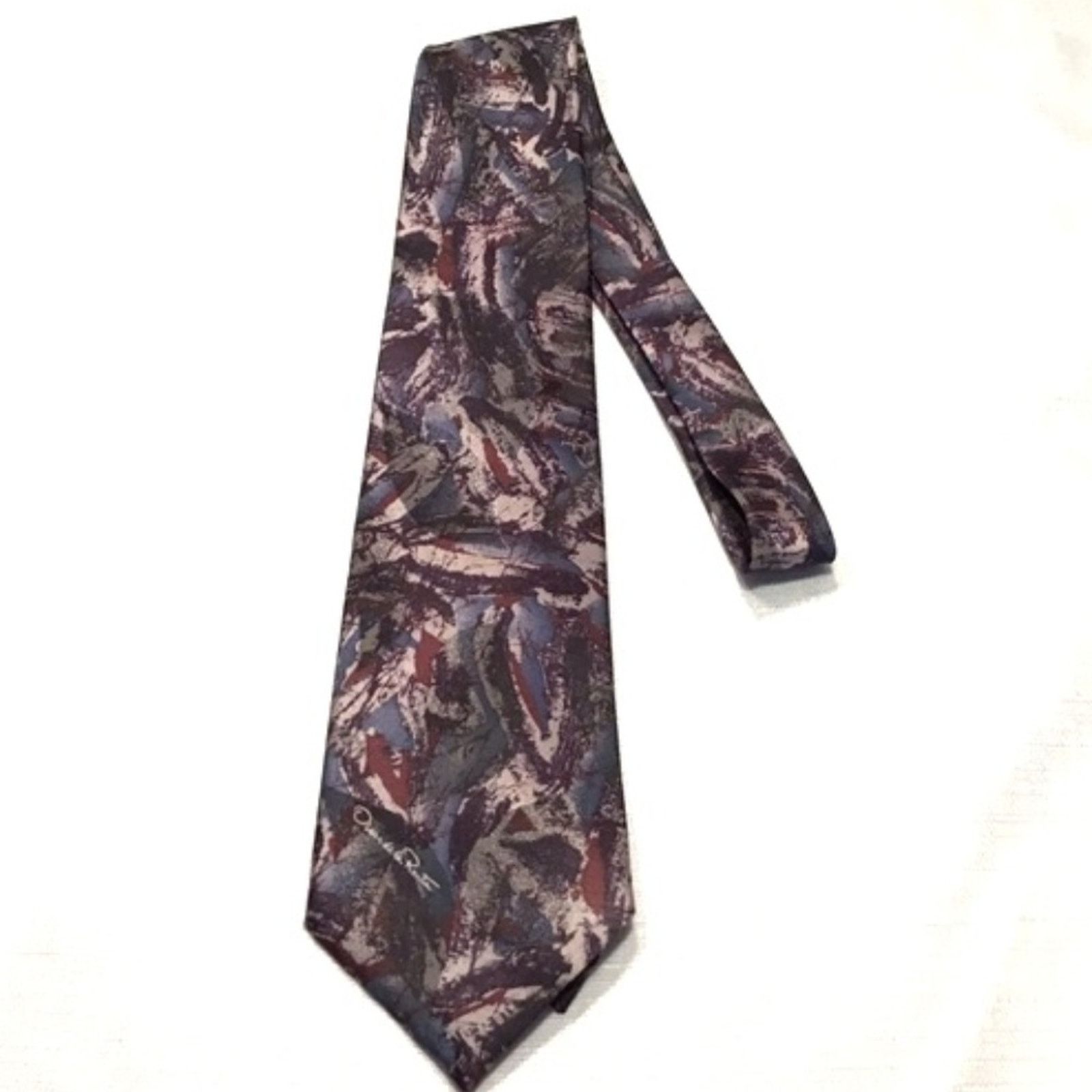 Oscar De La Renta Oscar de la Renta Studio Vtg Signature Tie Size ONE SIZE - 1 Thumbnail