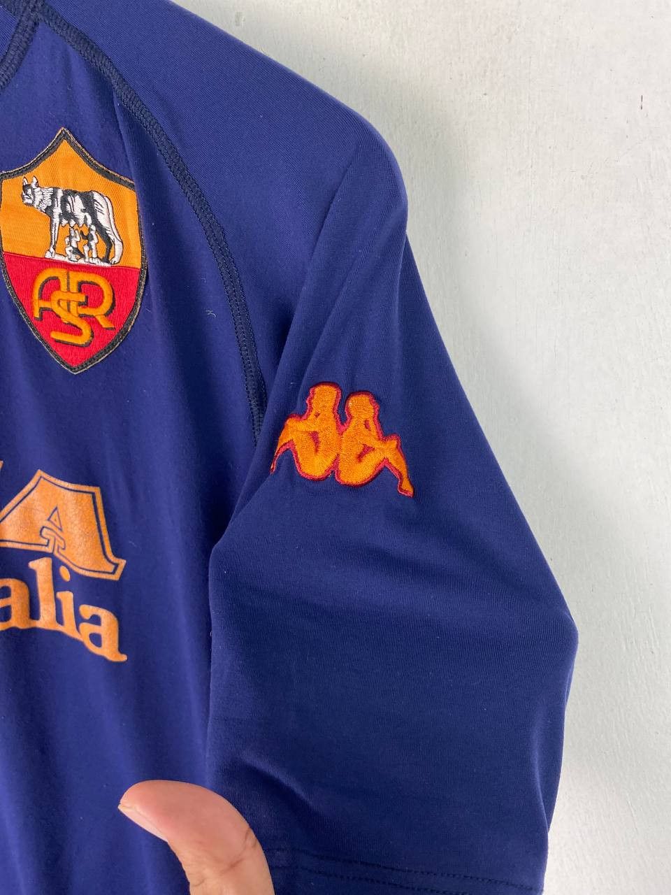 Kappa vintage as roma 2000/2001 totti kappa stretch jersey italy Size US M / EU 48-50 / 2 - 5 Thumbnail