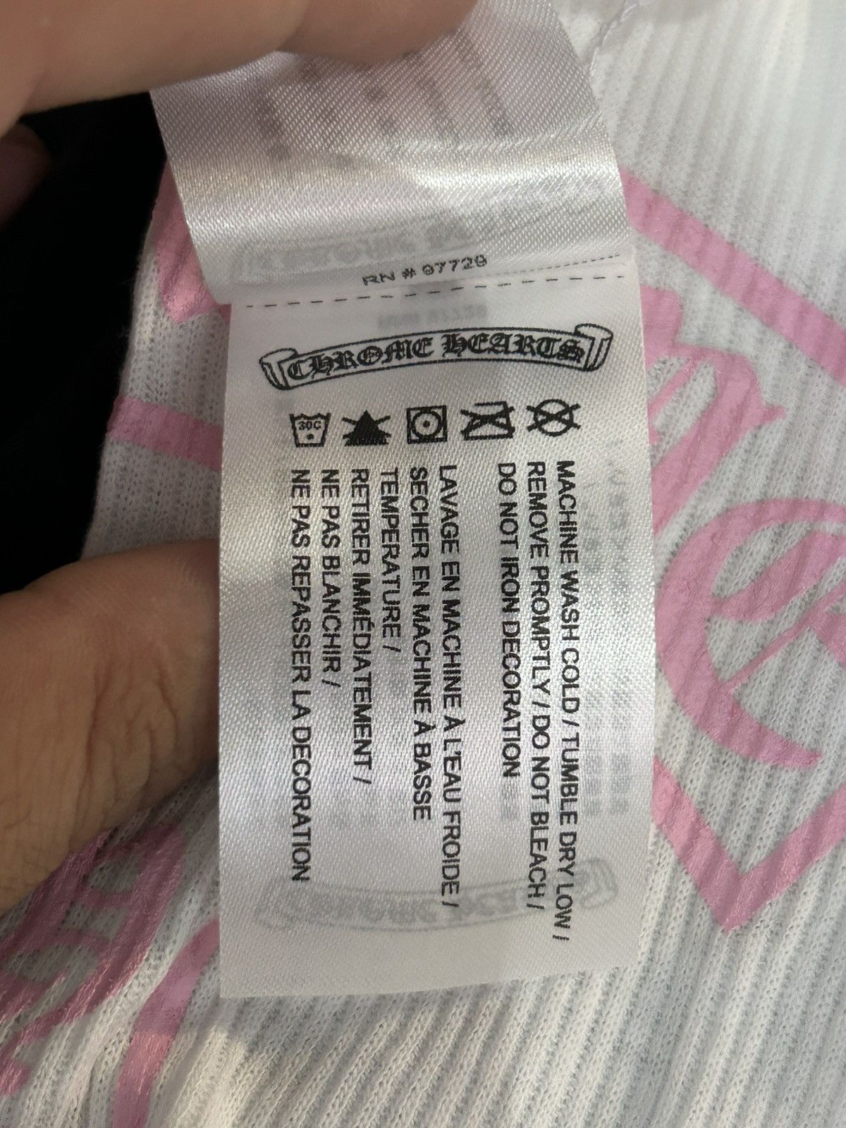 Chrome Hearts Chrome Hearts Pink T Bar Rib Tank Top Size US M / EU 48-50 / 2 - 9 Thumbnail