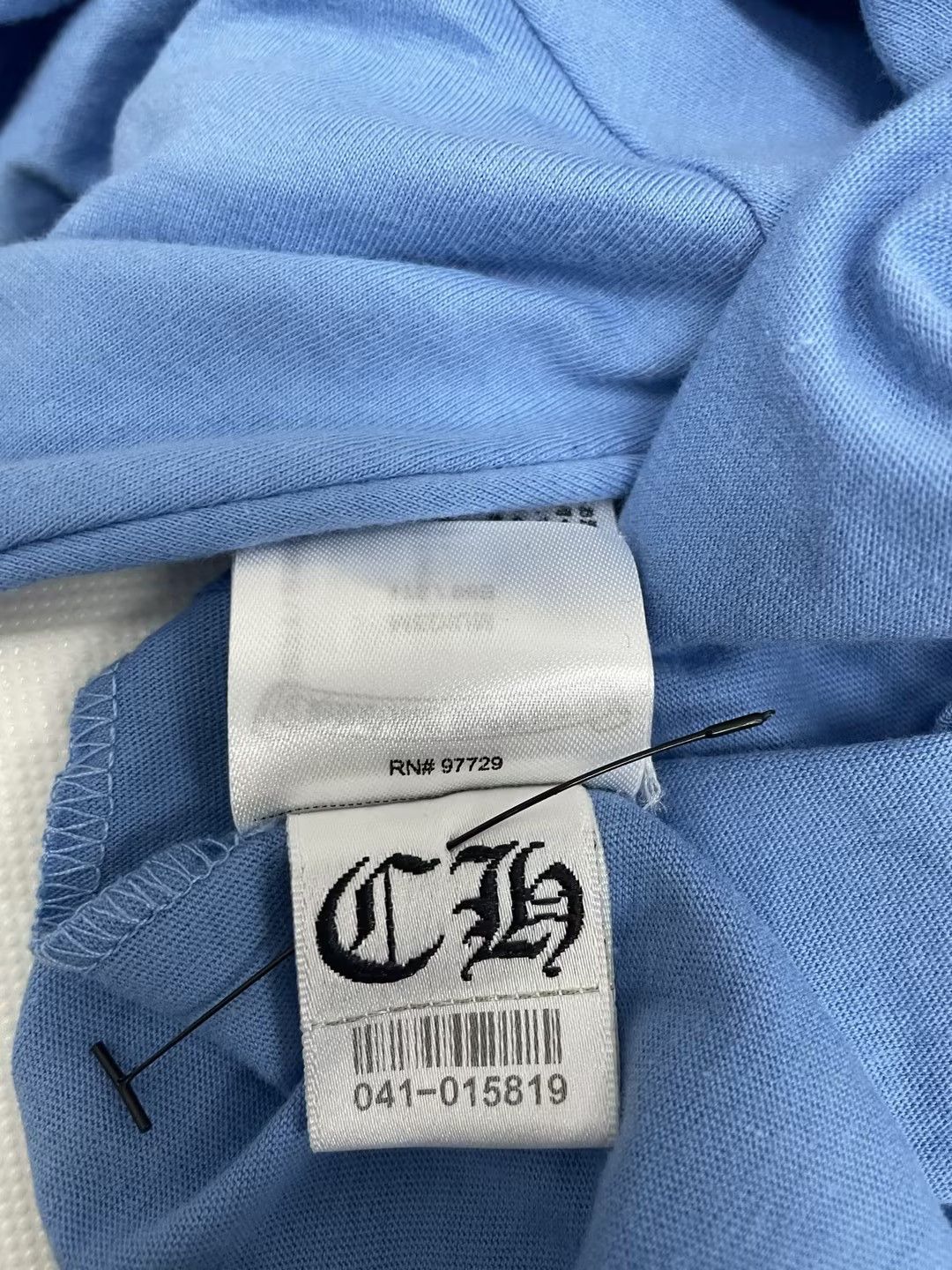 Chrome Hearts Chrome Hearts Miami Horseshoe Short Sleeve Blue T-shirt Tee Size US M / EU 48-50 / 2 - 13 Thumbnail