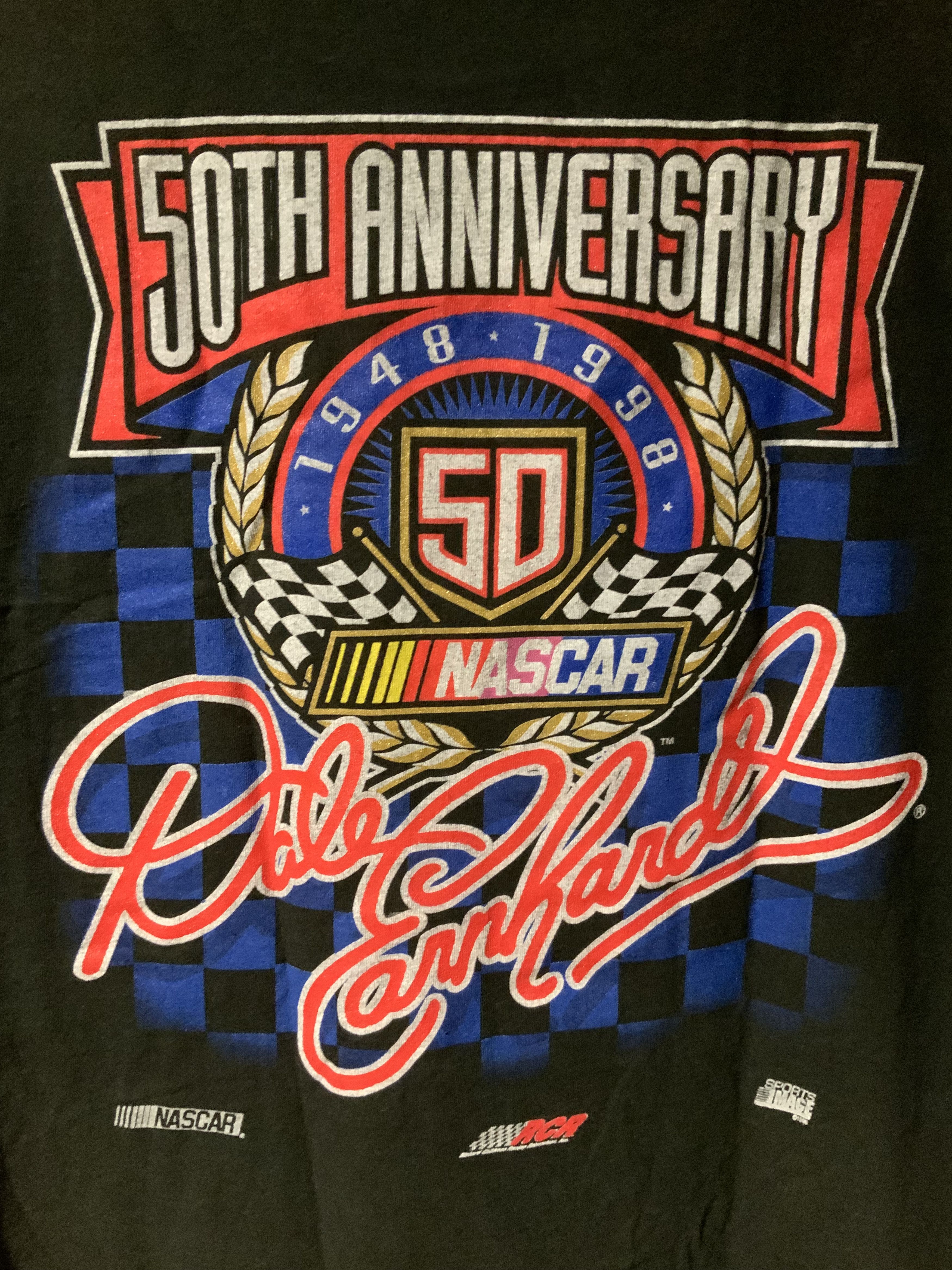 NASCAR × Vintage Vintage 1998 Dale Earnhardt Nascar Daytona 500 Large T-Shirt Size US L / EU 52-54 / 3 - 8 Thumbnail