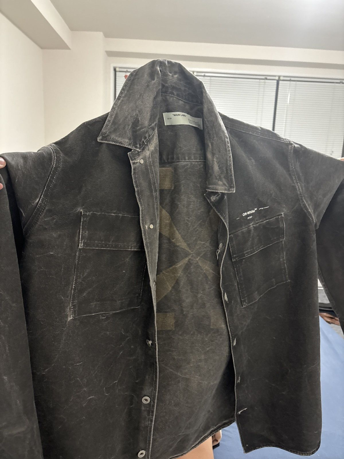 Off-White Off white Jacket, nearly new Size US M / EU 48-50 / 2 - 5 Thumbnail