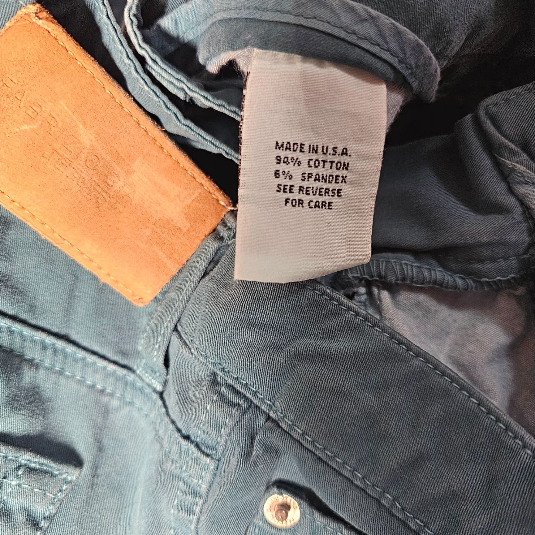 Altea VINTAGE Fabrizio Gianni Jeans Womens Jeans Regular Size 9 Blue Cotton Mid Rise Skinny Leg Distressed No Zip Pocket Jeans Size 30" / US 8 / IT 44 - 3 Thumbnail