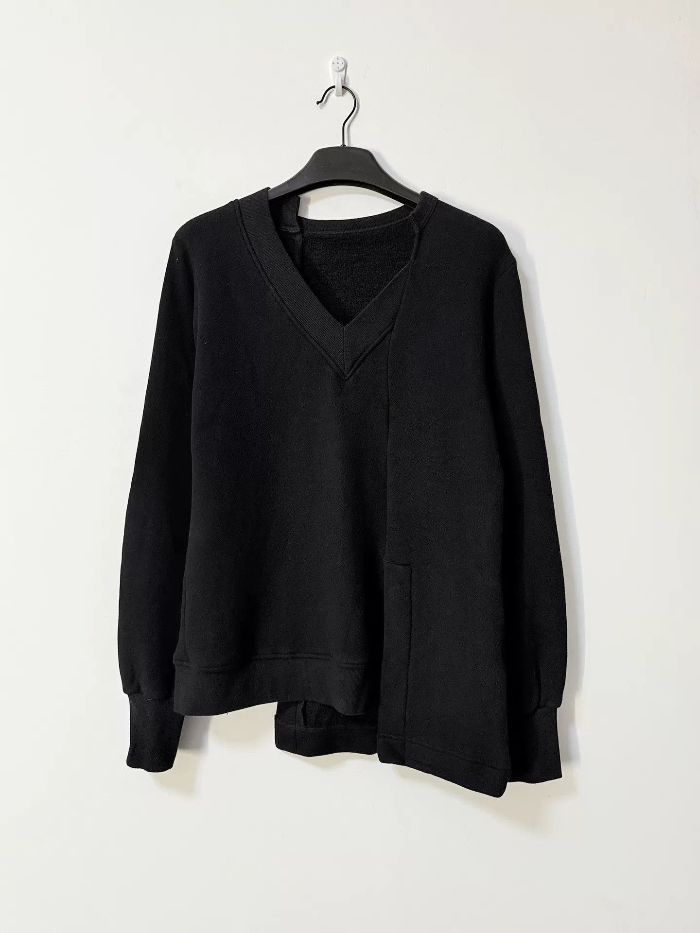 Yohji Yamamoto Yohji Yamamoto Asymmetrical Pullover Hoodie Size US M / EU 48-50 / 2 - 1 Thumbnail
