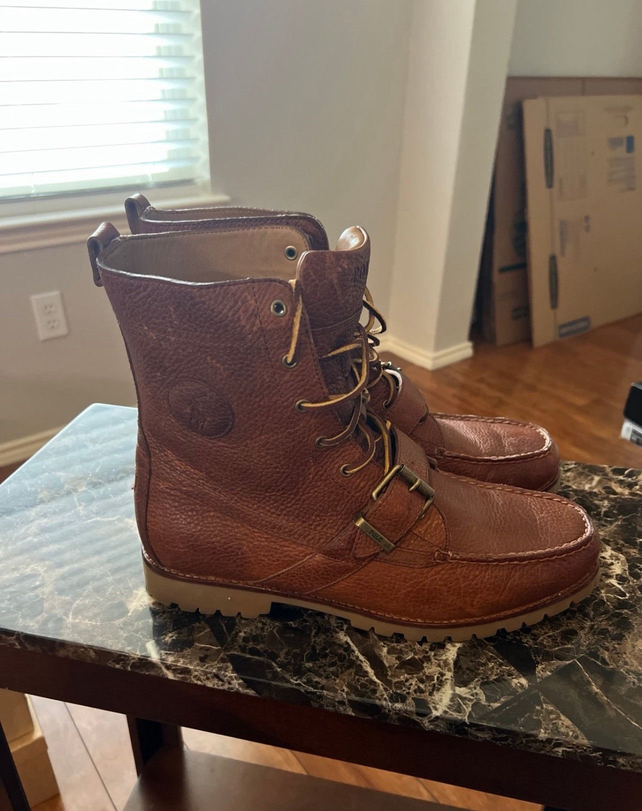 Designer × Polo Ralph Lauren Polo Boots Size US 13 / EU 46 - 1 Thumbnail