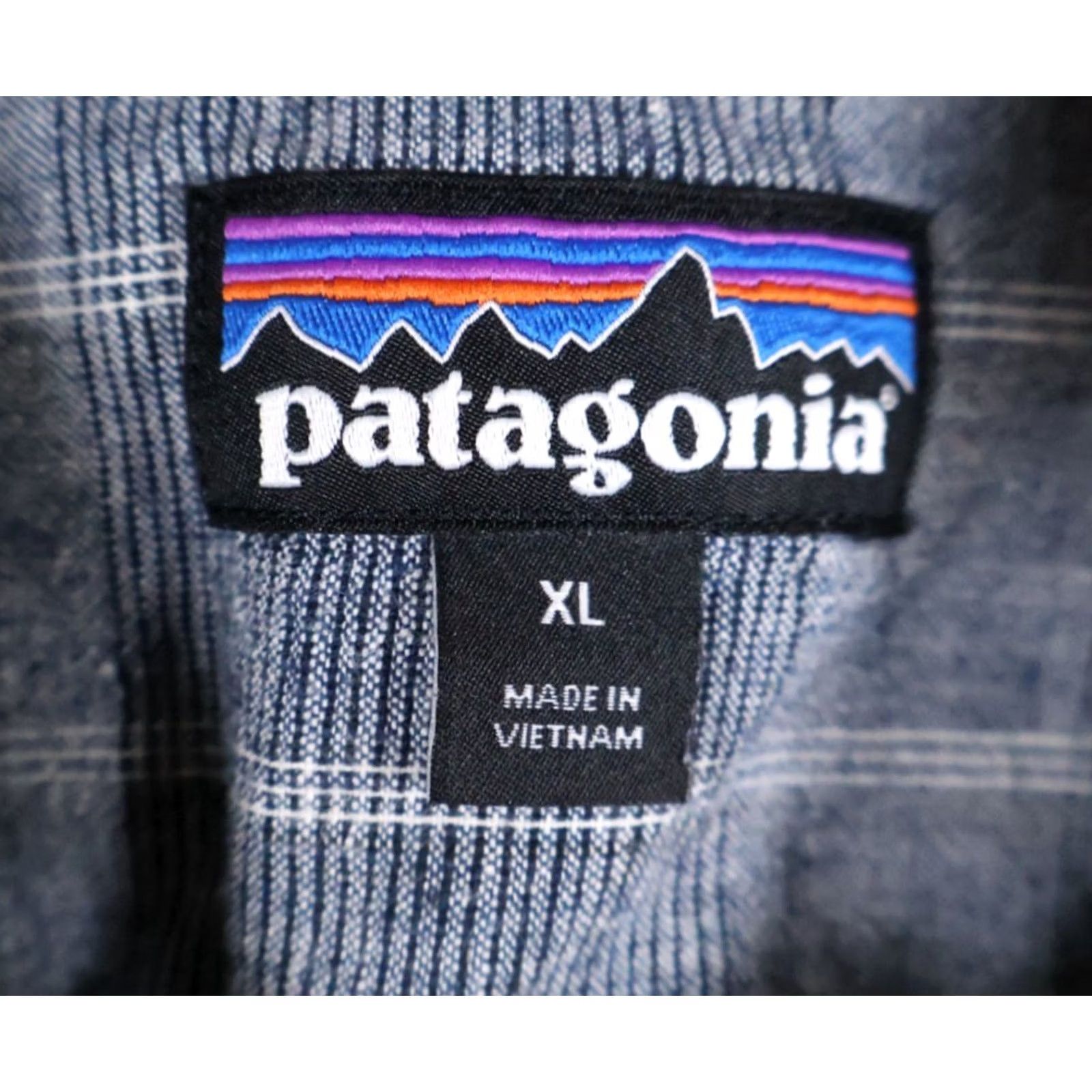 Patagonia Patagonia Shirt Men's XL Gray Plaid Check Organic Cotton Hemp Back Step Button-Up Short Sleeve Casual Workwear Winter Fall Spring Size US XL / EU 56 / 4 - 3 Thumbnail