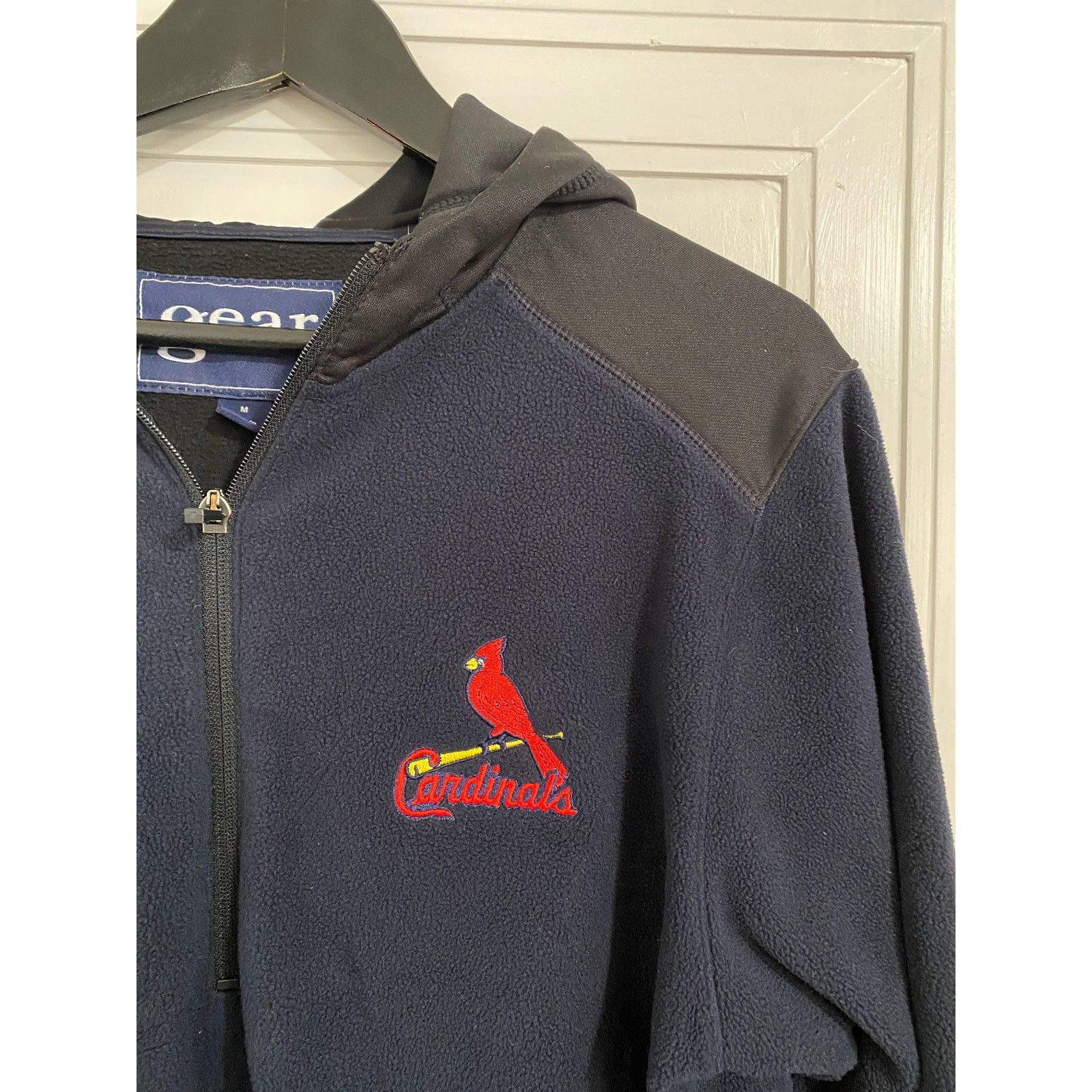 Gear for Sports St. Louis Cardinals Blue and Red Fleece 1/4-Zip Size Medium Size US M / EU 48-50 / 2 - 2 Thumbnail