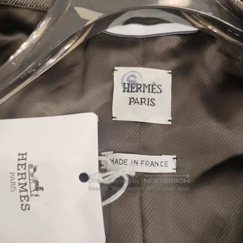 Hermes Hermes Wool Mixed Silk Lining Blazer Jacket Size XS / US 0-2 / IT 36-38 - 3 Thumbnail