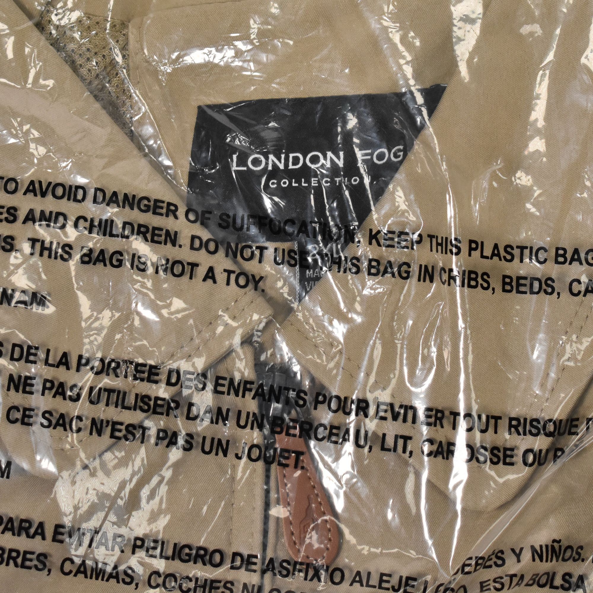 London Fog London Fog Mens Golf Jacket 2XL Camel Microfiber Lightweight Size US XXL / EU 58 / 5 - 8 Thumbnail