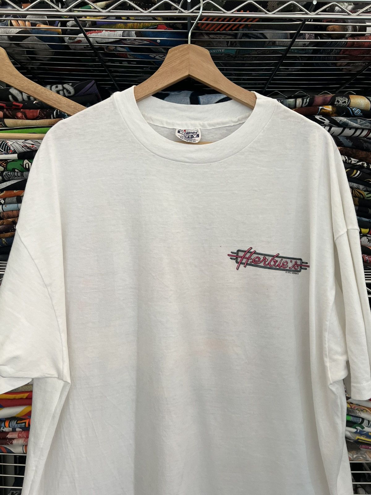 Hanes 1992 Herbies Mustang Spirit 289 302 Thorouhbreds Cars Tee Size US XXL / EU 58 / 5 - 2 Thumbnail