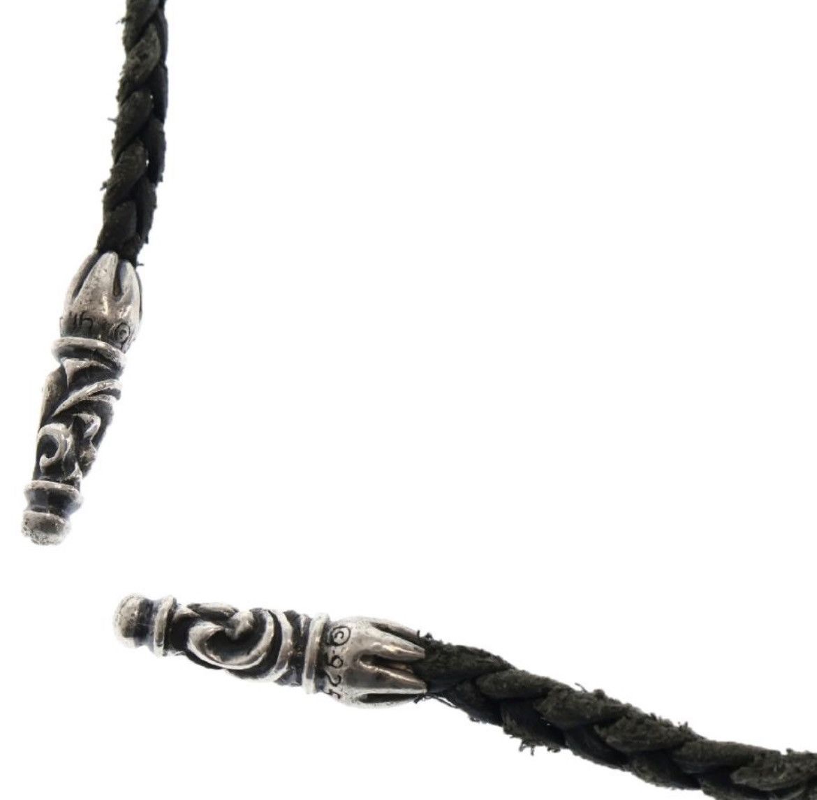 Chrome Hearts Chrome Hearts Scroll Leather Braid Size ONE SIZE - 1 Thumbnail
