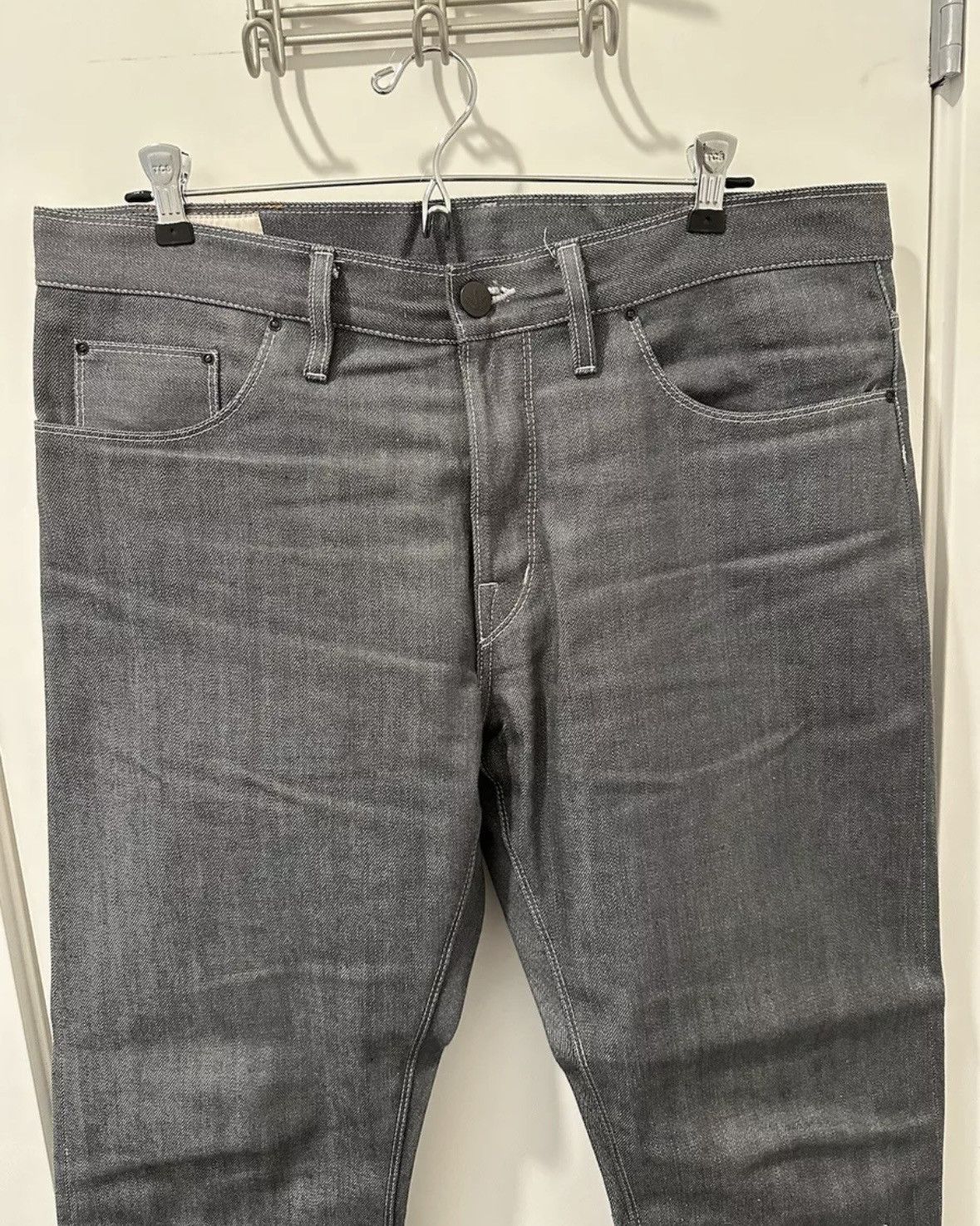 image of Shockoe Atelier Standard Selvedge Denim “Grey” Size 34, Men's