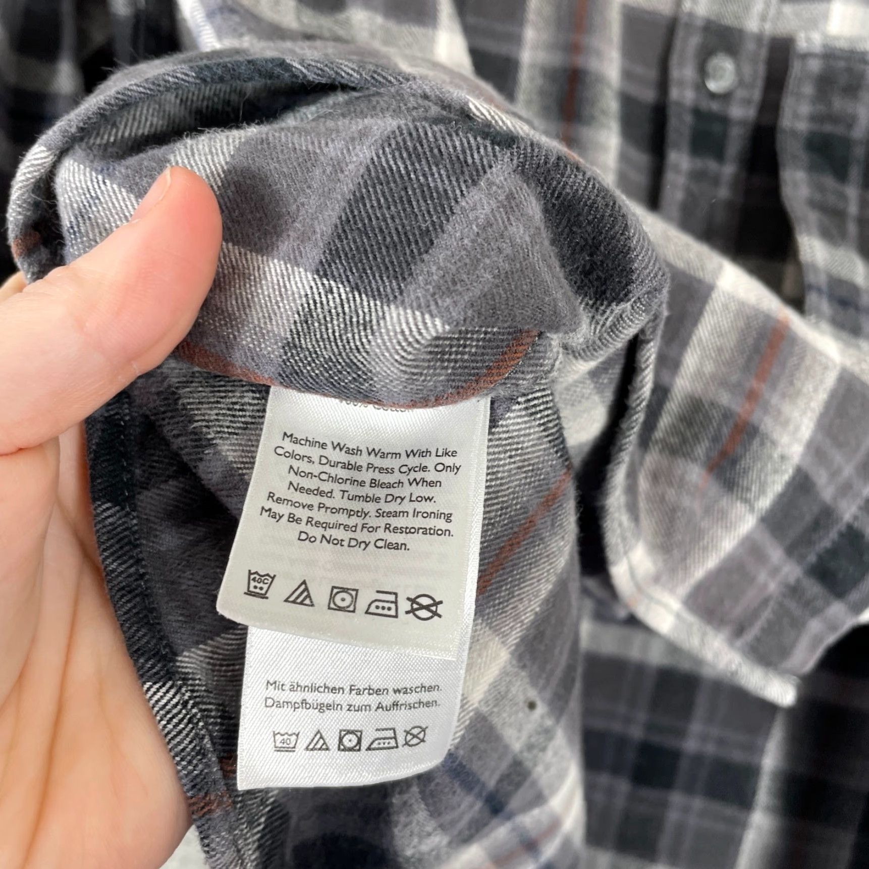 Eddie Bauer Eddie Bauer Flannel Shirt Mens L Gray Plaid Long Sleeve Button Down Outdoor Casual Workwear Classic Fit Size US L / EU 52-54 / 3 - 6 Thumbnail