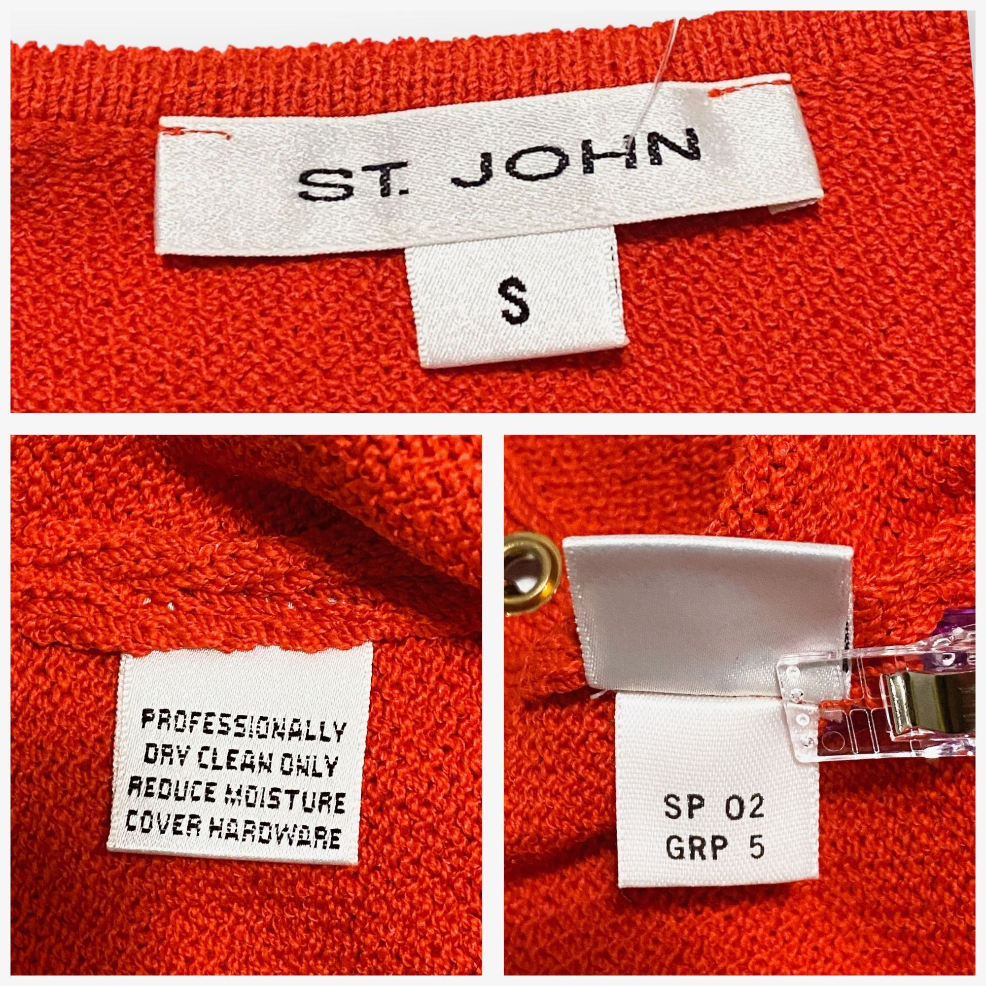 St. John St. John Knit Scoop Neck Shell Top, Size S, New with Size S / US 4 / IT 40 - 3 Thumbnail