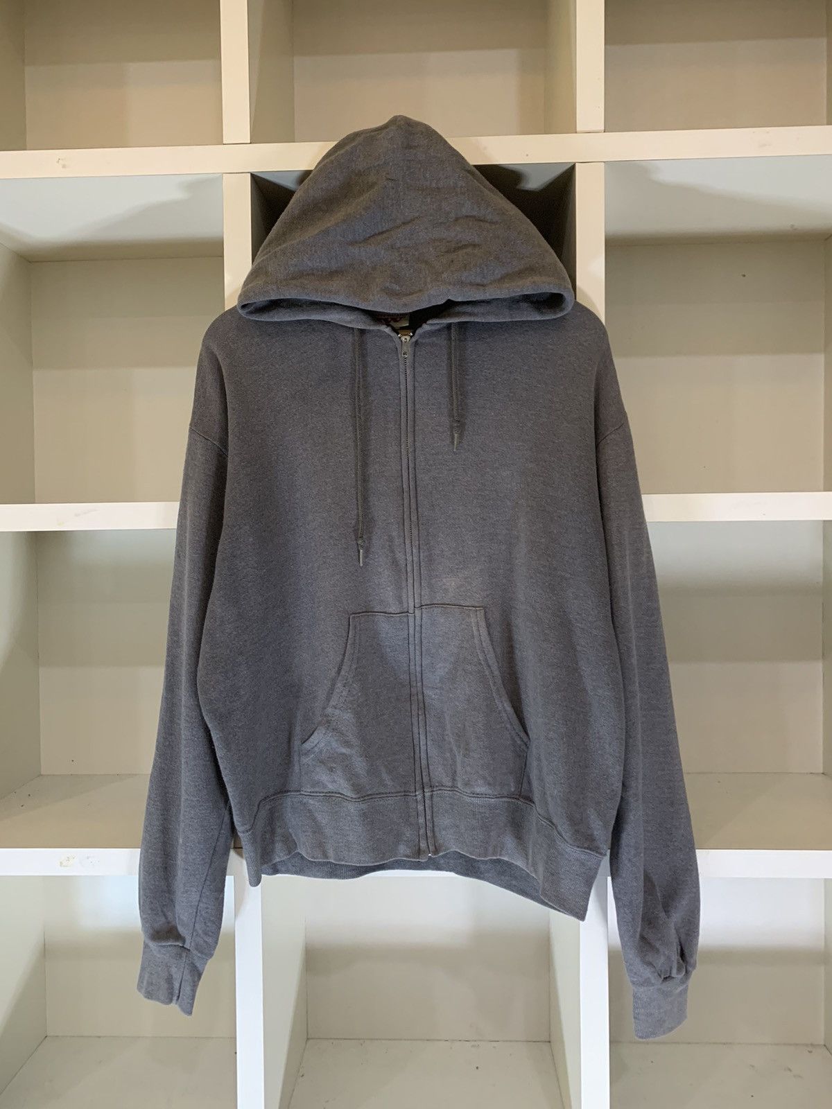 image of Made In USA x Vintage Bassett Walker Hoodie in Grey, Men's (Size Large)