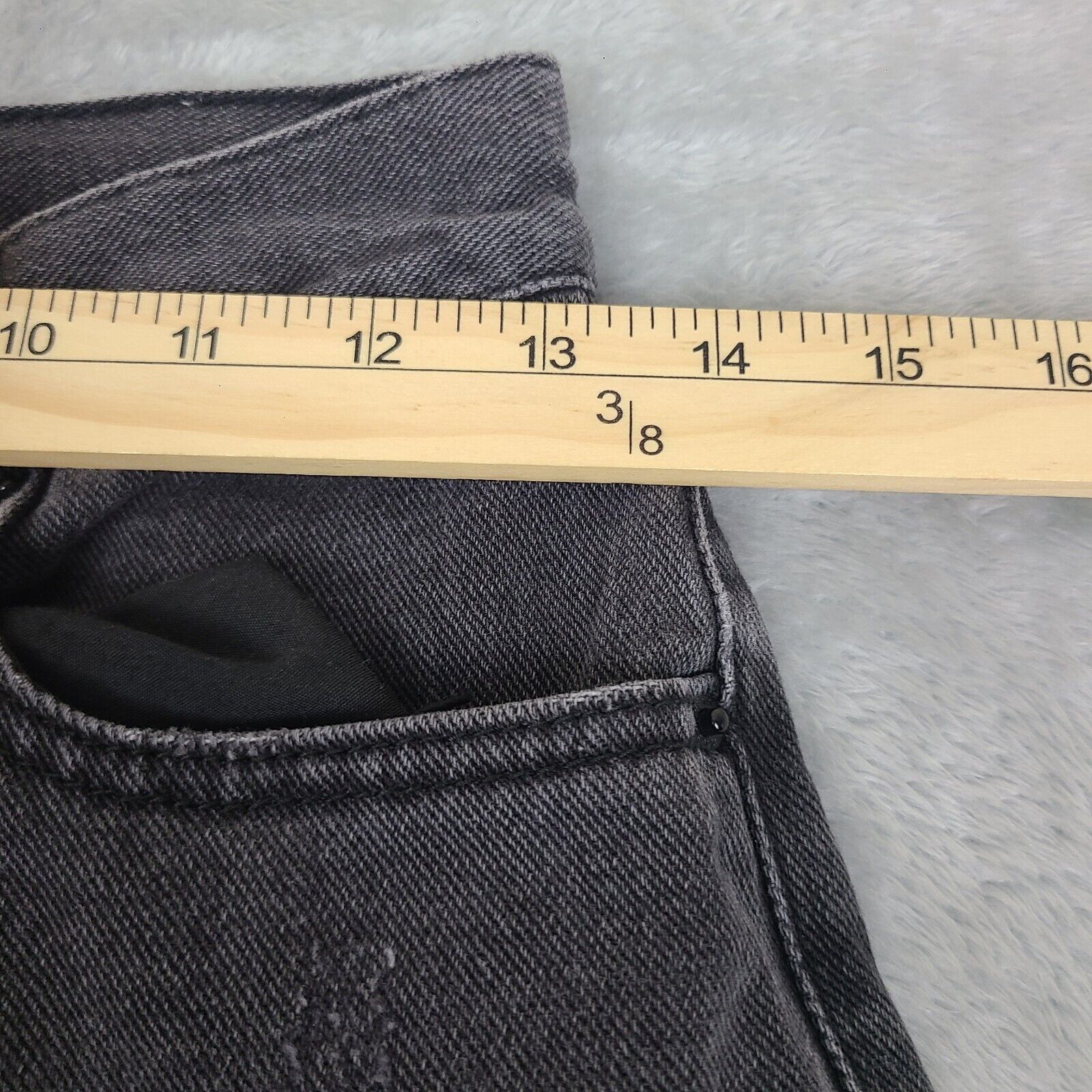 Pacsun Pac Sun Jeans Women Size 26x26 Black Straight Distressed Hig Size 26" / US 2 / IT 38 - 6 Thumbnail