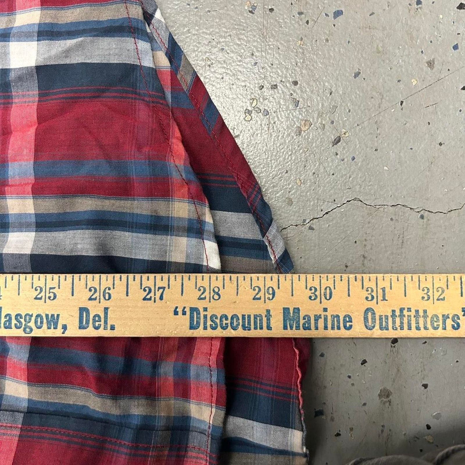 Other Y2K Red and blue plaid button-up shirt Size US S / EU 44-46 / 1 - 5 Thumbnail