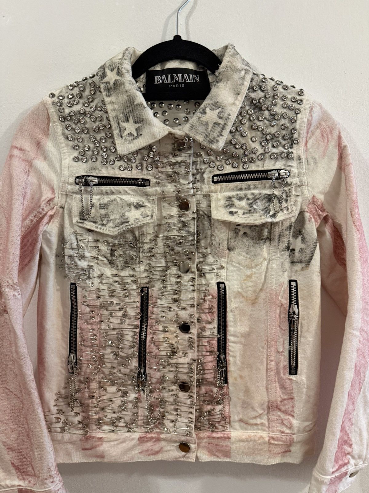 Balmain Balmain SS11 Runway Safety Pin Jacket Decarnin Size US XS / EU 42 / 0 - 4 Thumbnail