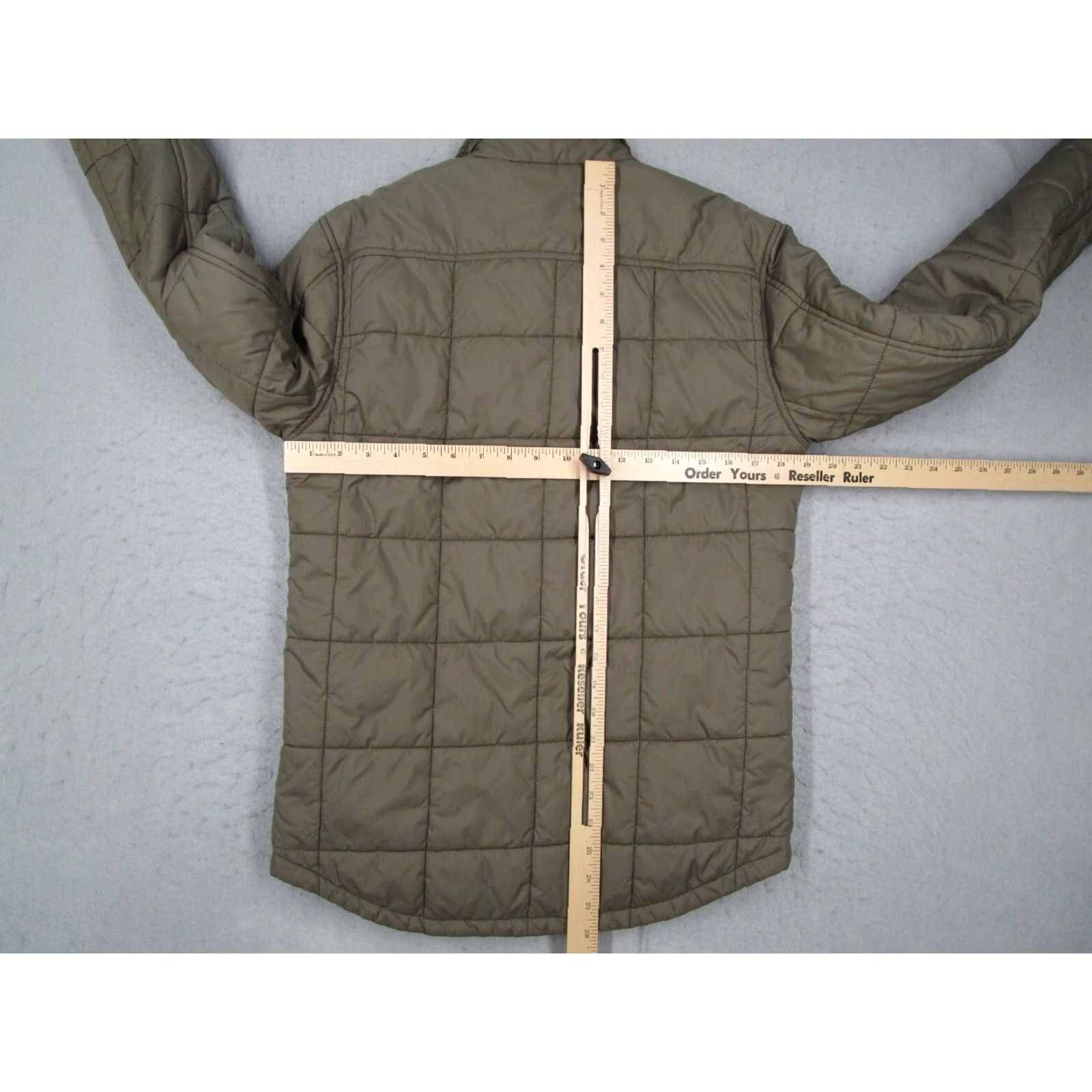 Vintage REBEL8 Mens Brown Quilted Puffer Jacket Small Nylon Snap Front Streetwear Skate Size US S / EU 44-46 / 1 - 7 Thumbnail