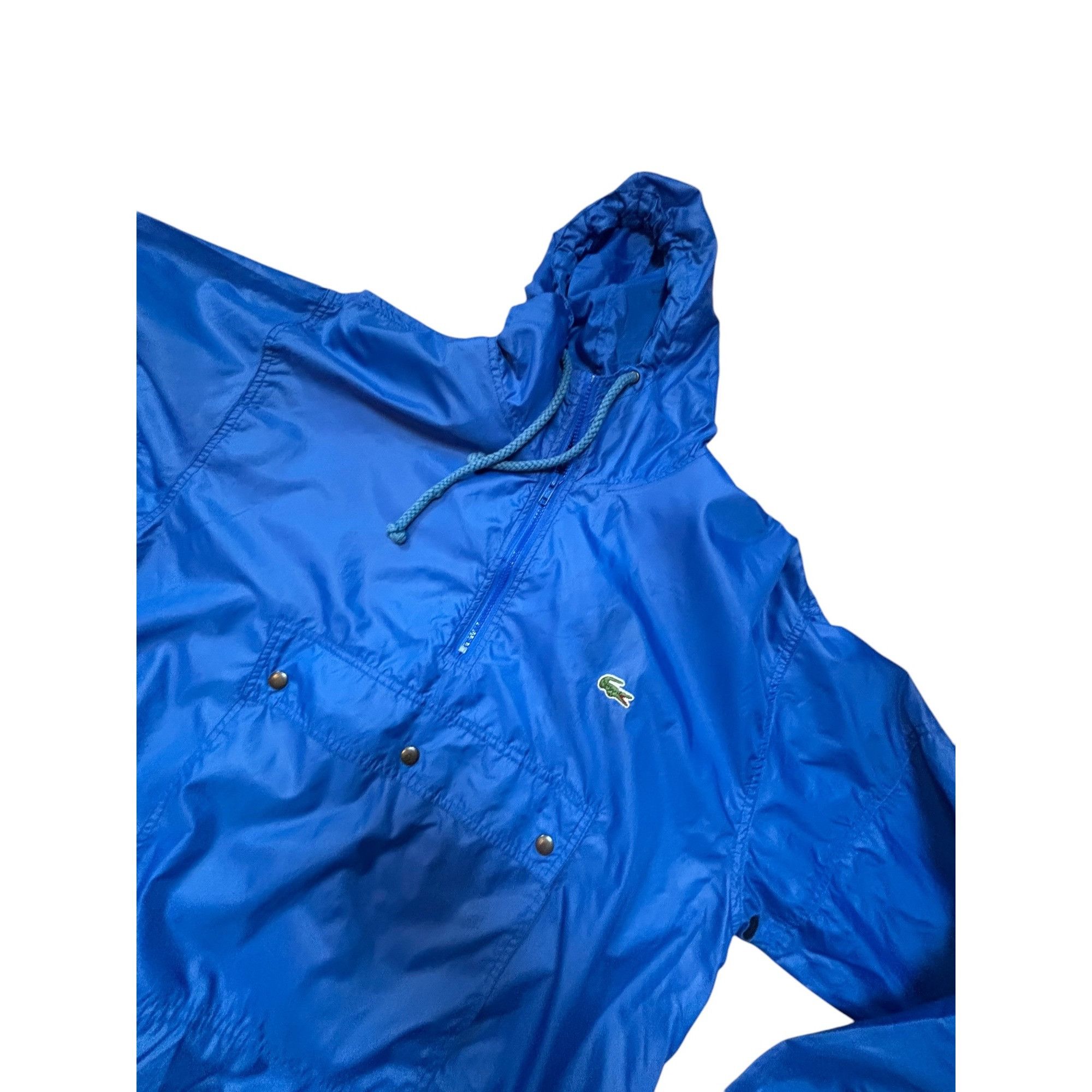 Lacoste Lacoste Blue large Pullover Hooded Windbreaker Jacket With D Size US L / EU 52-54 / 3 - 6 Thumbnail