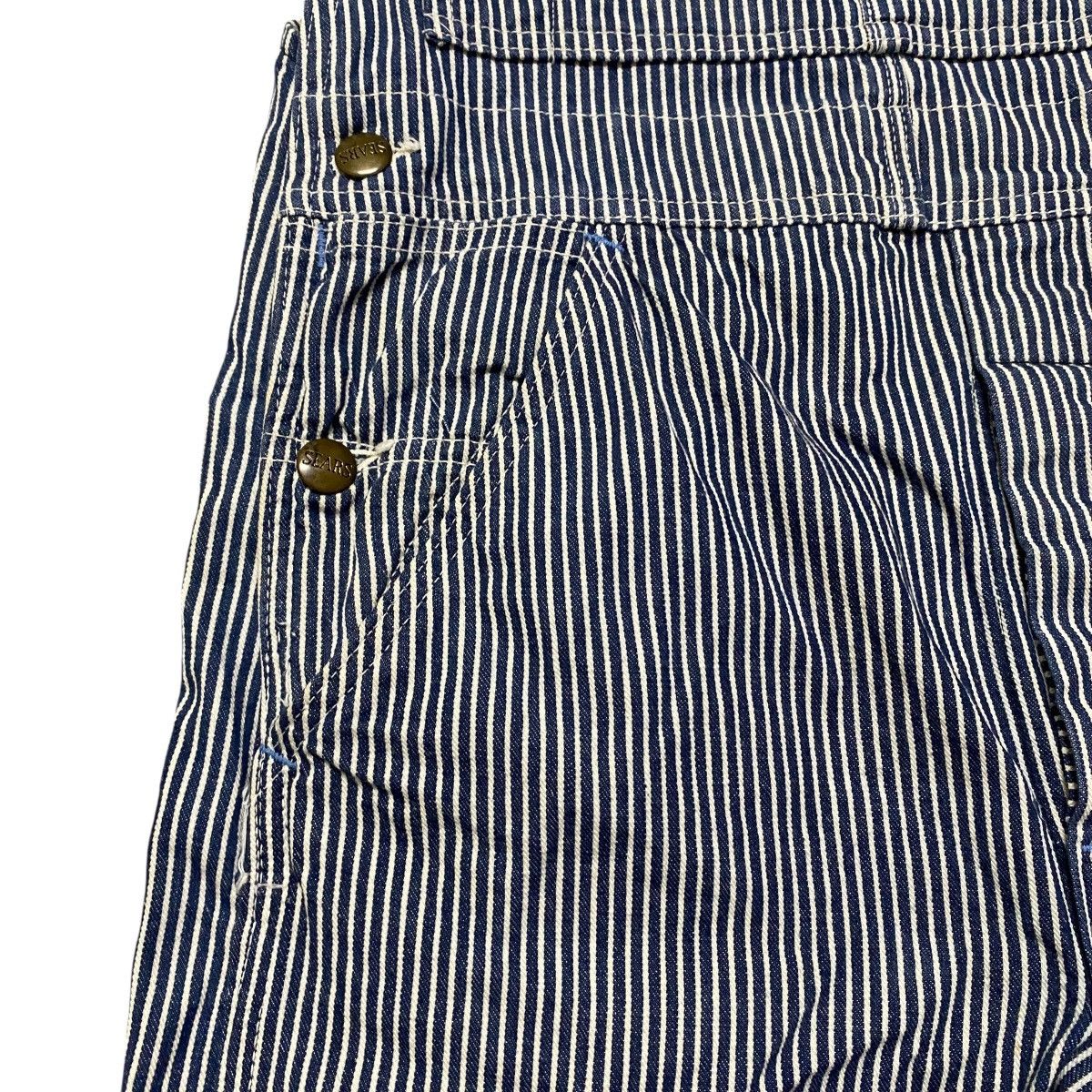 Sears Vintage 60s Sears Roebuck Overall Hickory Striped Size US 32 / EU 48 - 7 Thumbnail