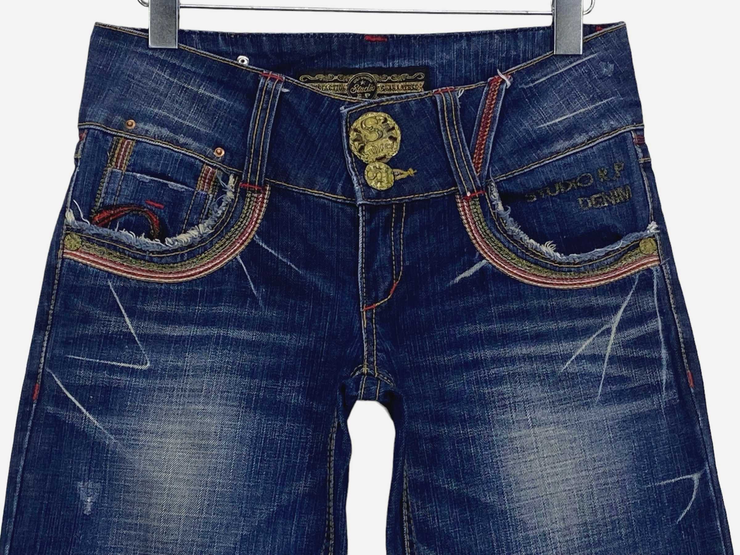 Japanese Brand Studio RP Jeans Flare Jeans Distressed Jeans Size 26" / US 2 / IT 38 - 3 Thumbnail