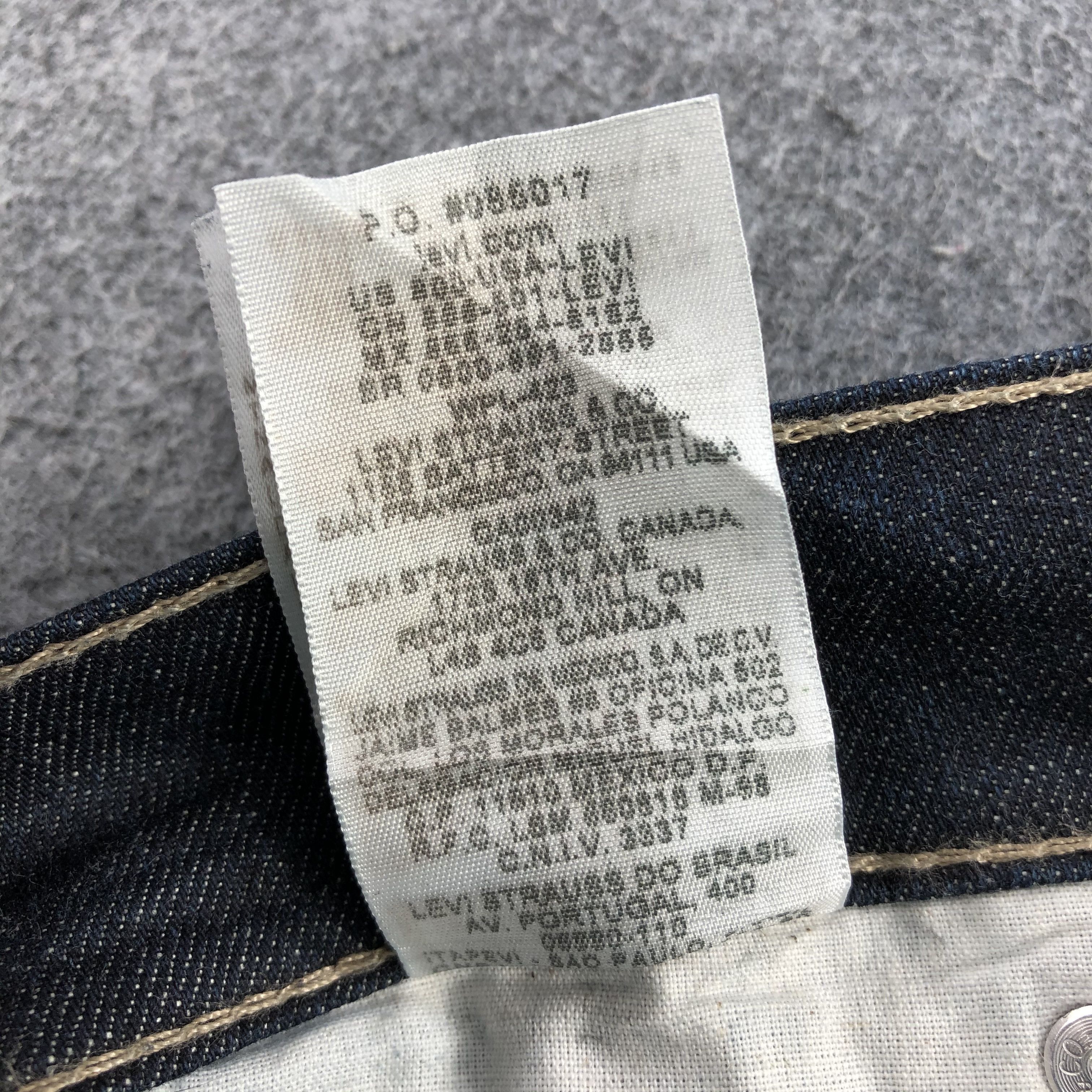 Levi's × Vintage Vintage Levis 511 Slim Jeans-JM1244 Size US 34 / EU 50 - 11 Thumbnail