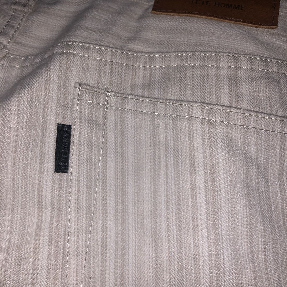 Issey Miyake Issey Miyake Tete Homme Co Flare Jeans Size US 36 / EU 52 - 13 Thumbnail