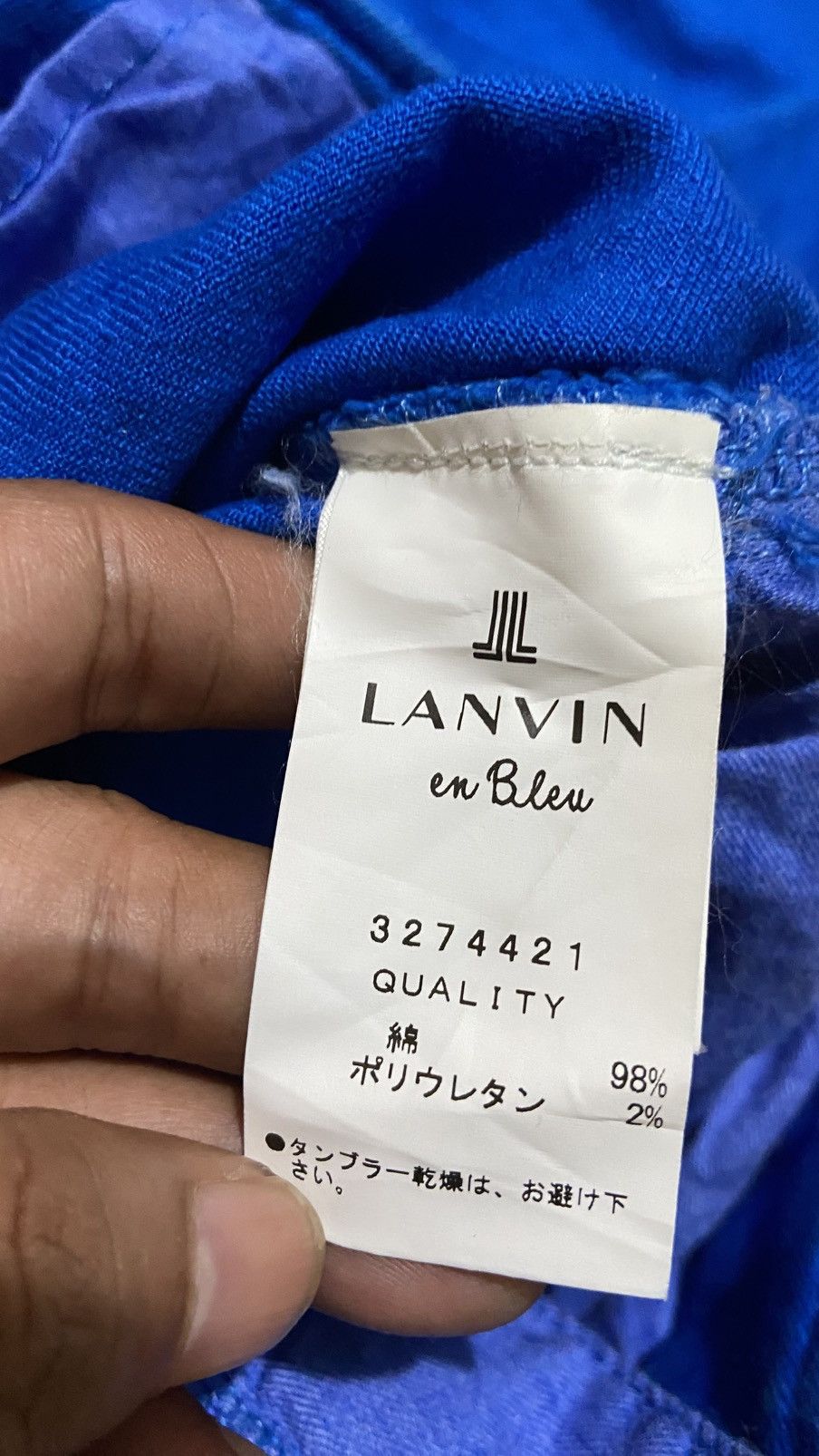 Lanvin Avamt Garde Lanvin Blue Jeans Denim Size US 30 / EU 46 - 6 Thumbnail